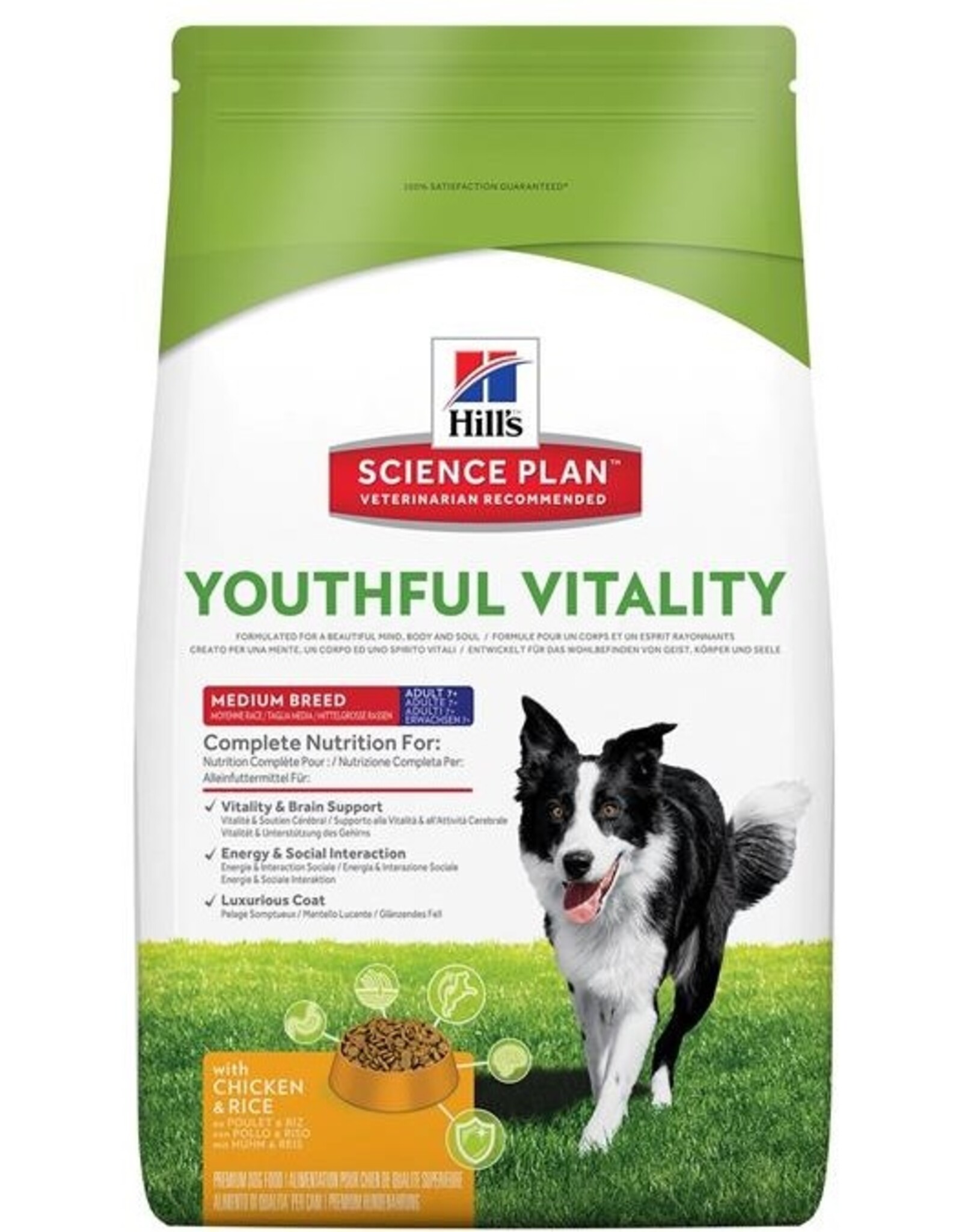 Hills Science Plan Hund Mature Adult 7+ Youthful Vitality Medium