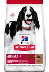 Hills Science Plan Hund Adult Medium Lamm & Reis
