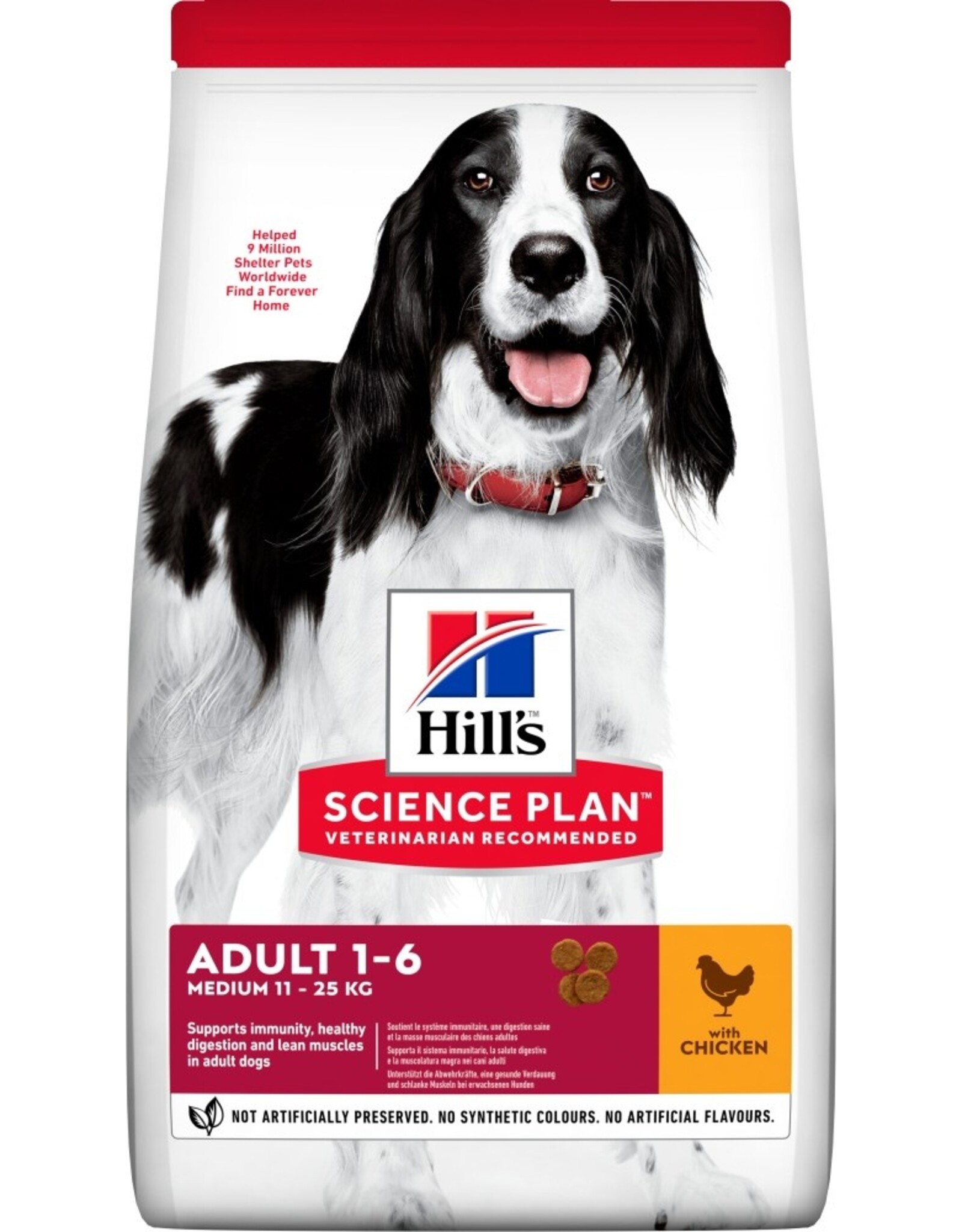 Hills Science Plan Hund Adult Medium Huhn