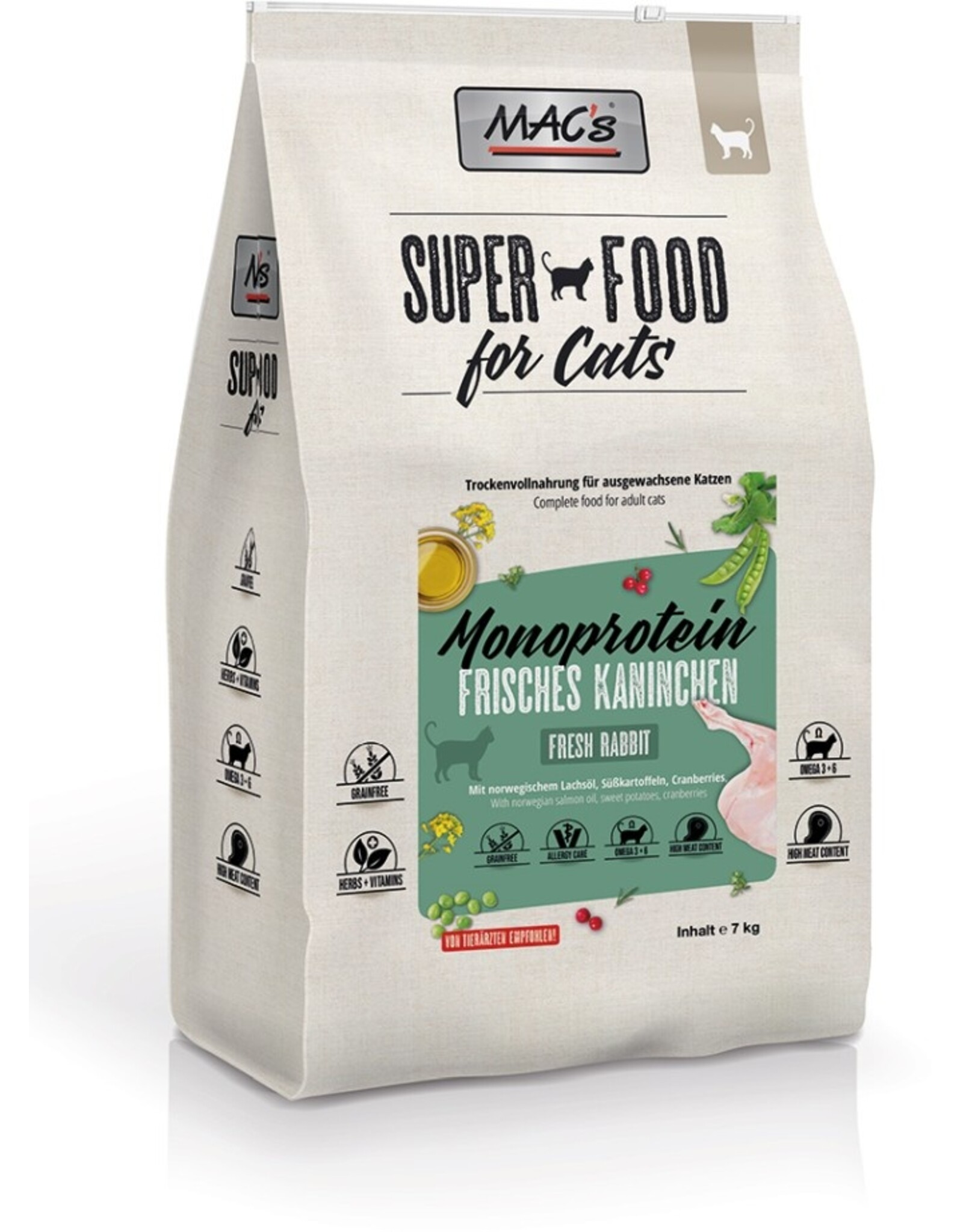 Mac´s Macs Cat Adult Monoprotein Kaninchen