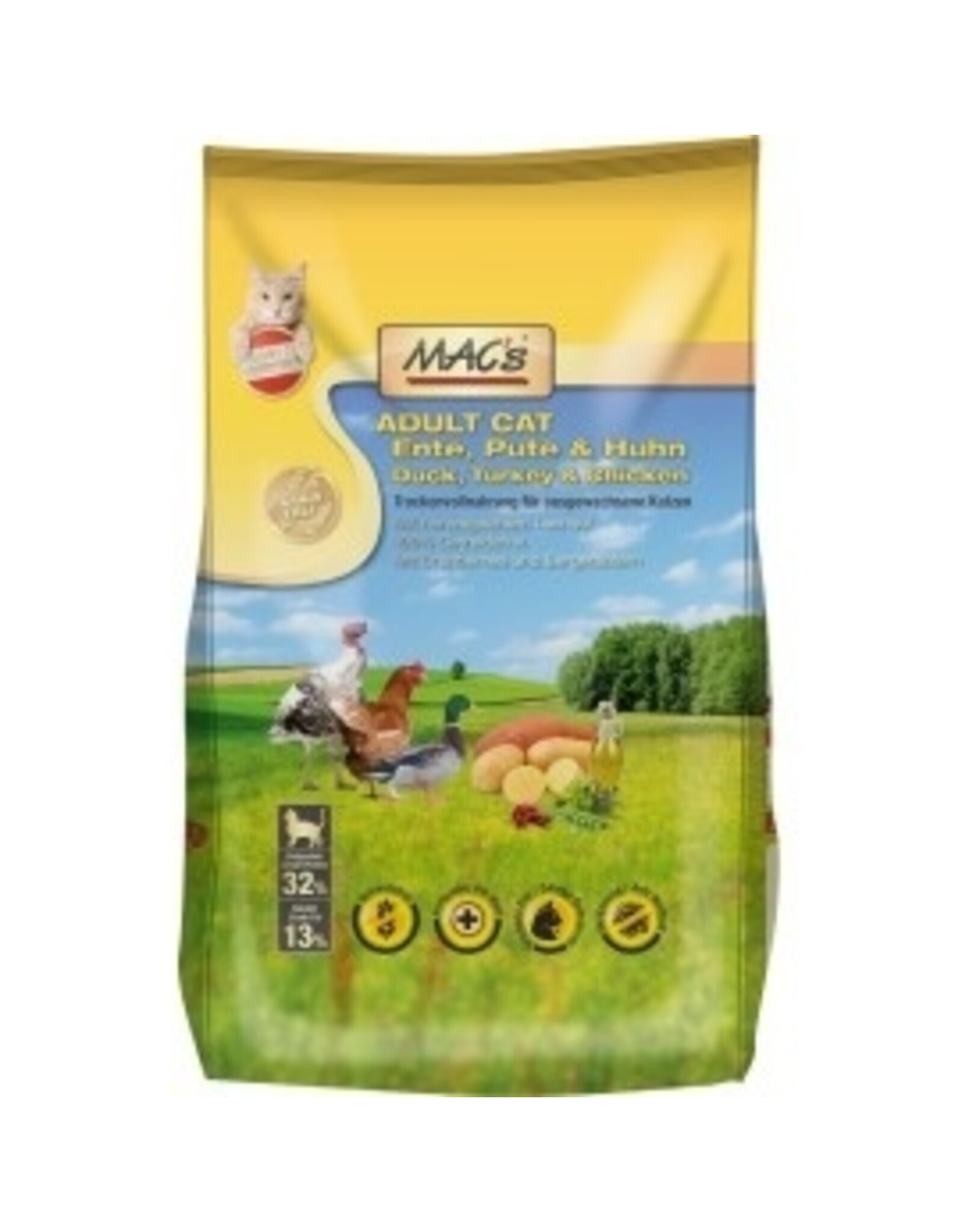 Mac´s Macs Cat Adult Ente, Pute und Huhn