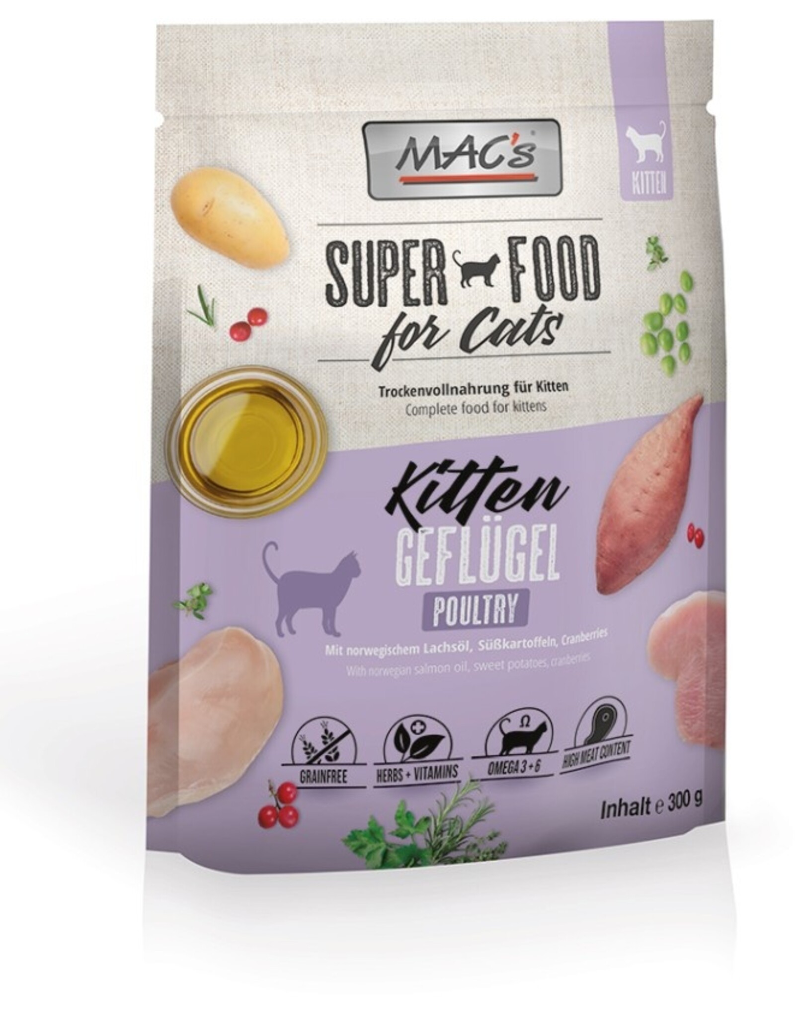 Mac´s Macs Cat Kitten Geflügel und Shrimps