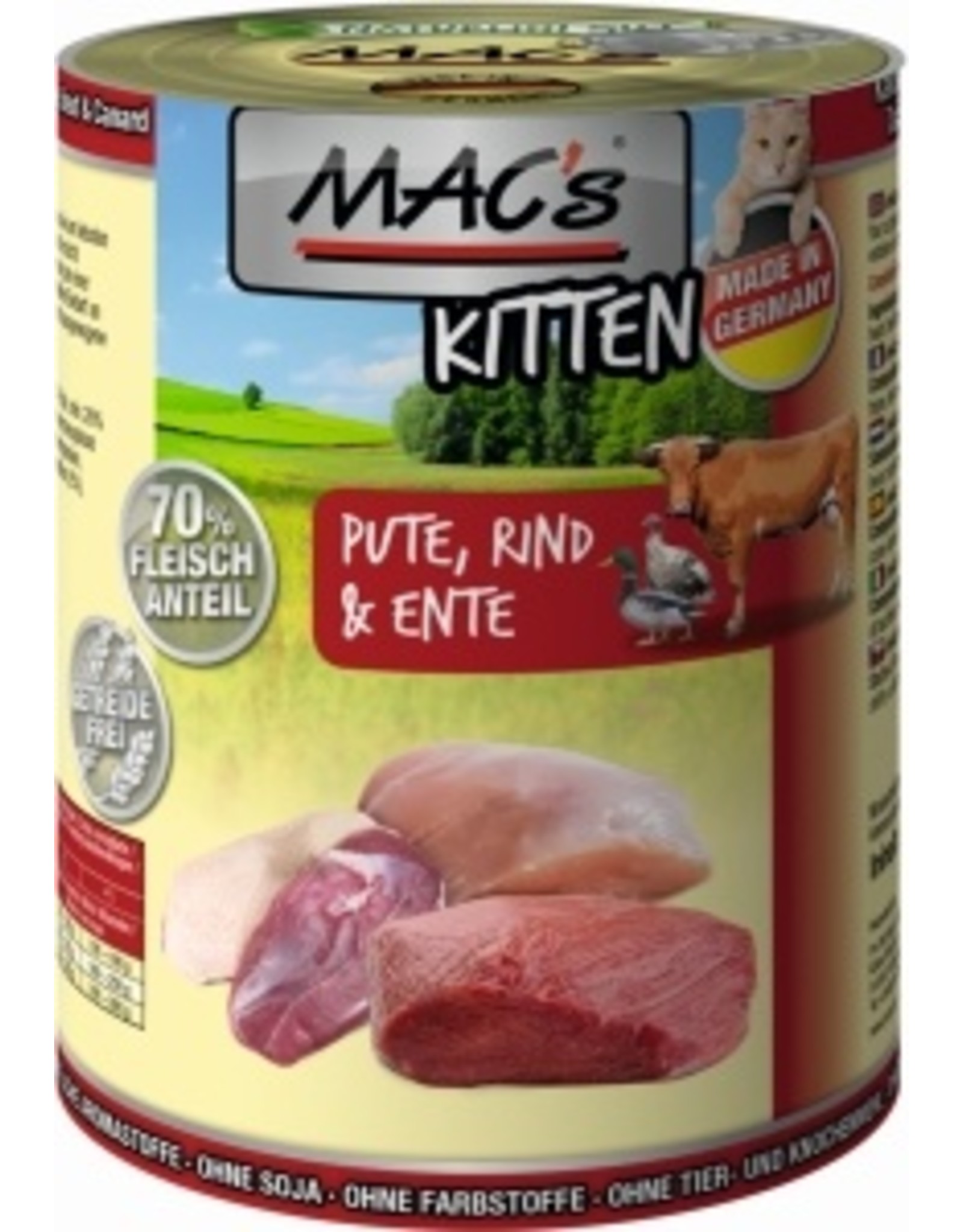Mac´s Macs Cat Kitten Pute, Rind & Ente