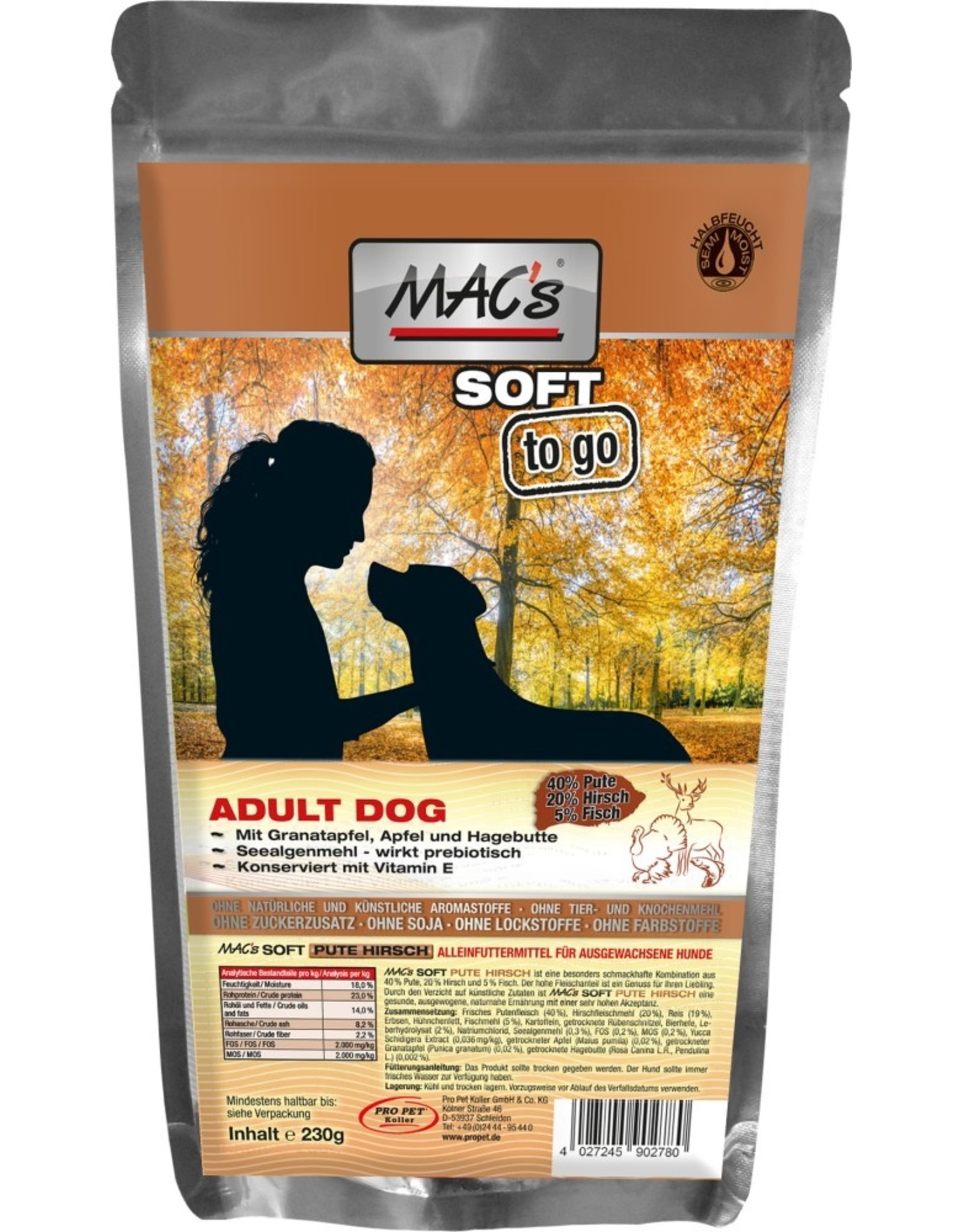 Mac´s MACs DOG Soft Pute & Hirsch