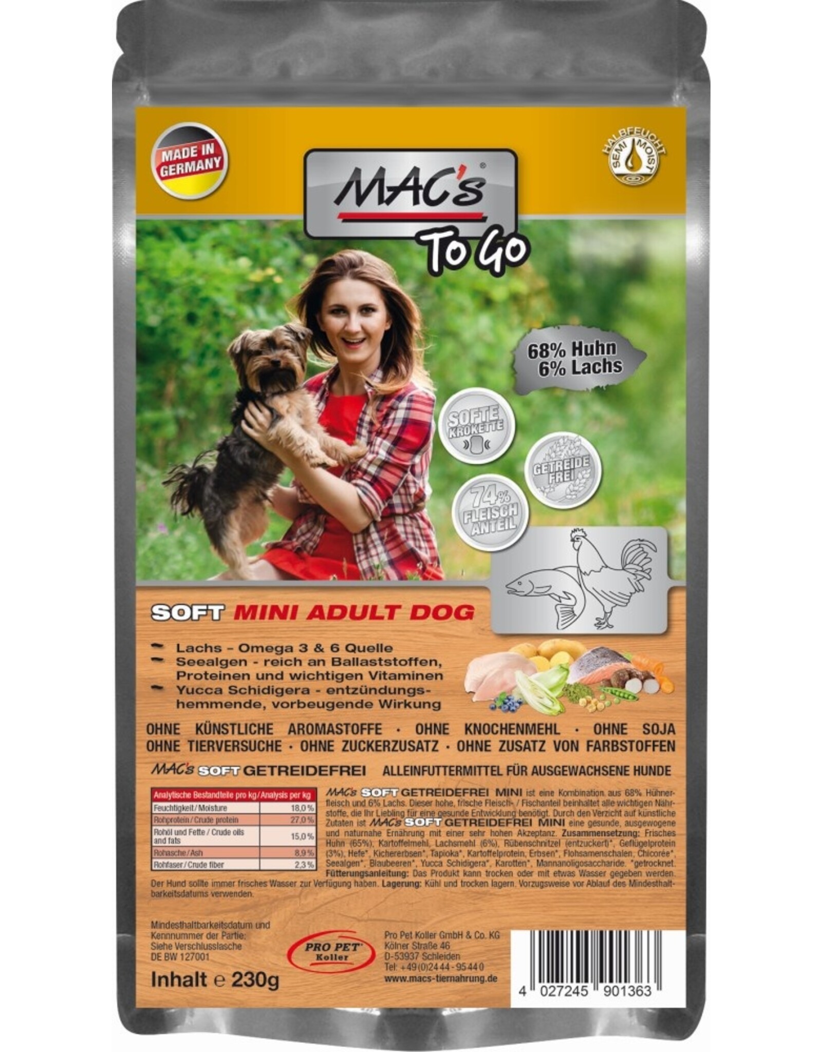 Mac´s MACs DOG Soft Mini Huhn