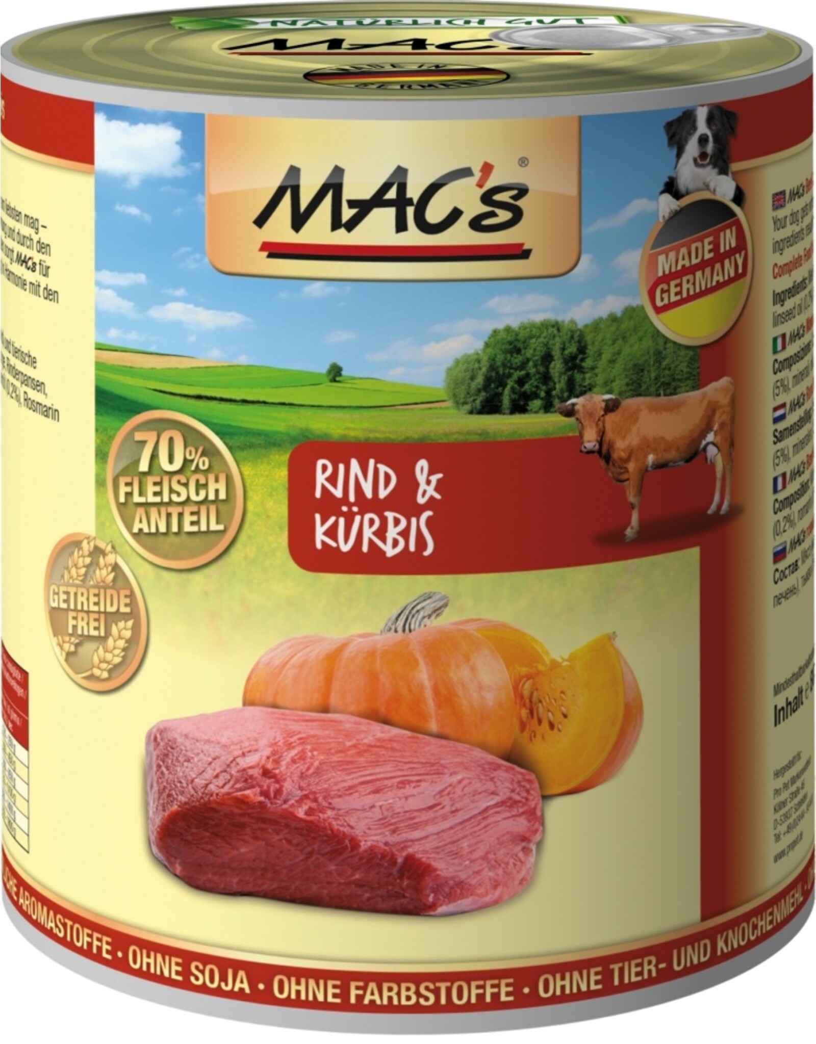Mac´s Macs Dog Rind & Kürbis
