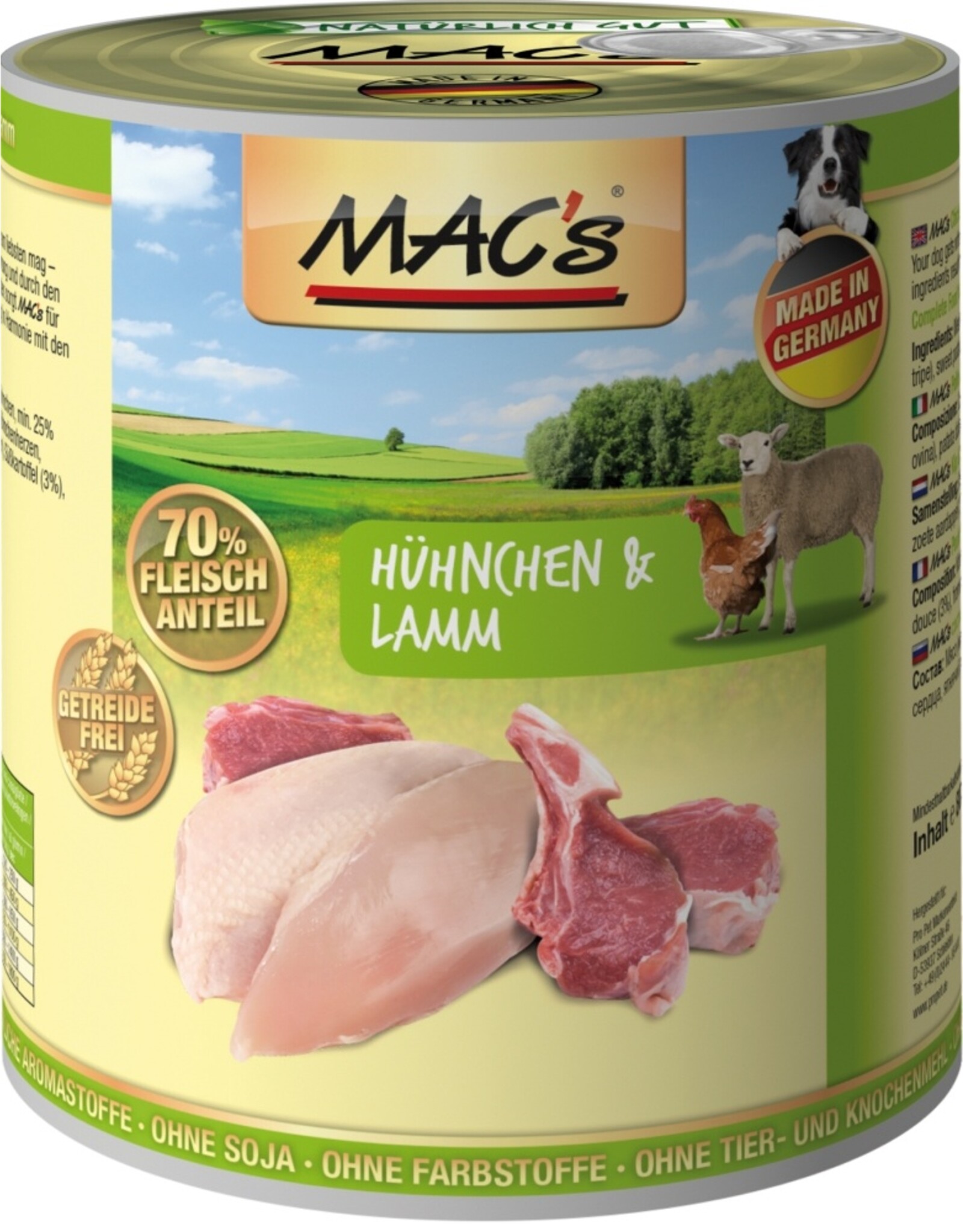 Mac´s Macs Dog Hühnchen+Lamm