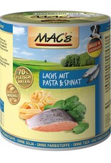 Mac´s Macs Dog Lachs, Pasta & Spinat