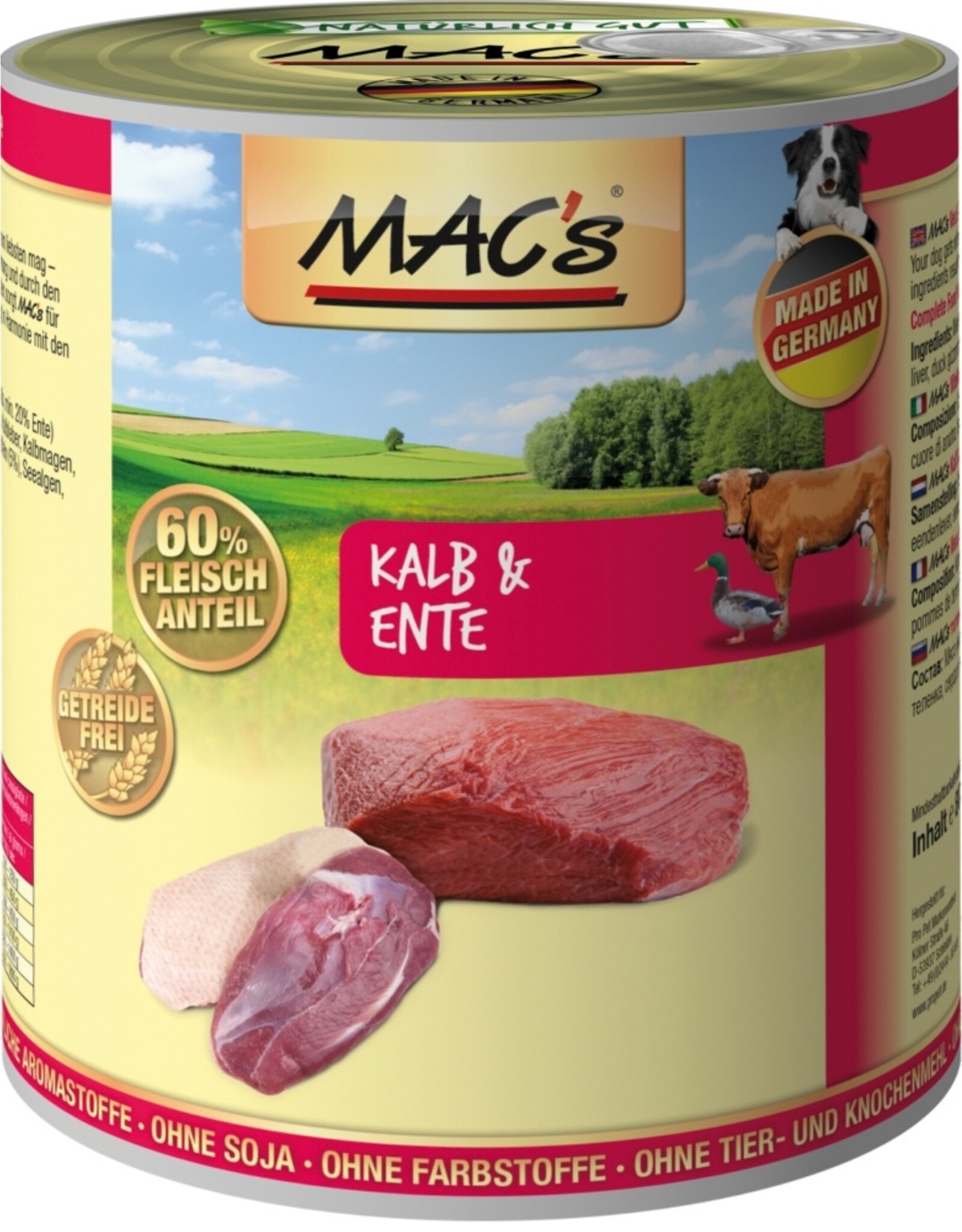 Mac´s Macs Dog Kalb & Ente