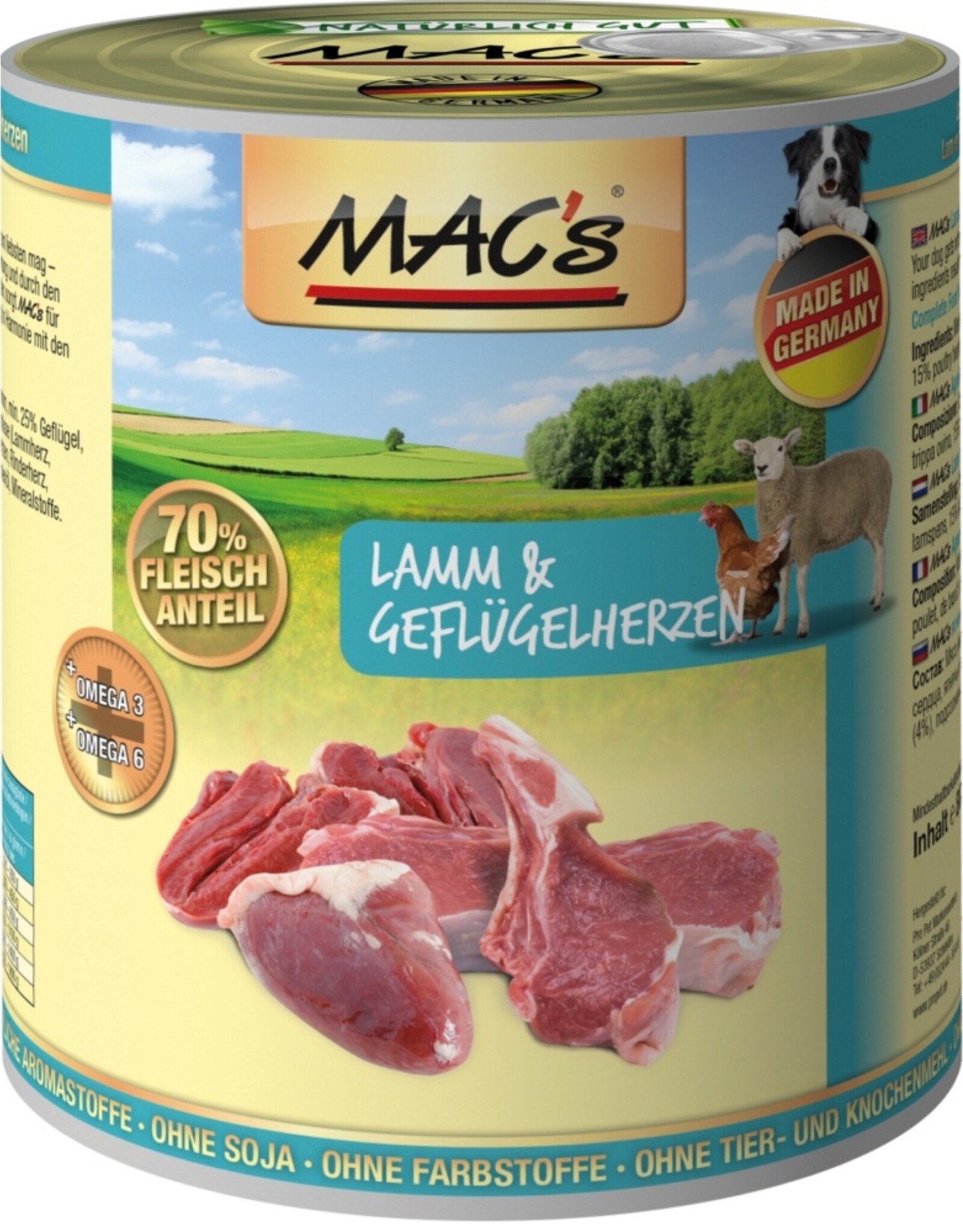 Mac´s Macs Dog Lamm & Geflügelherzen