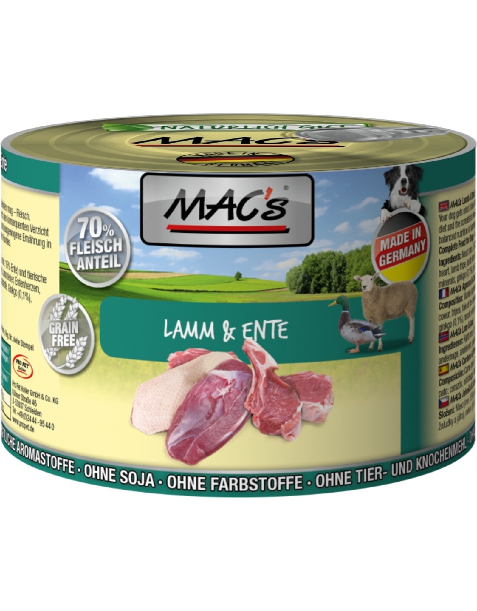Mac´s Macs Dog Lamm & Ente