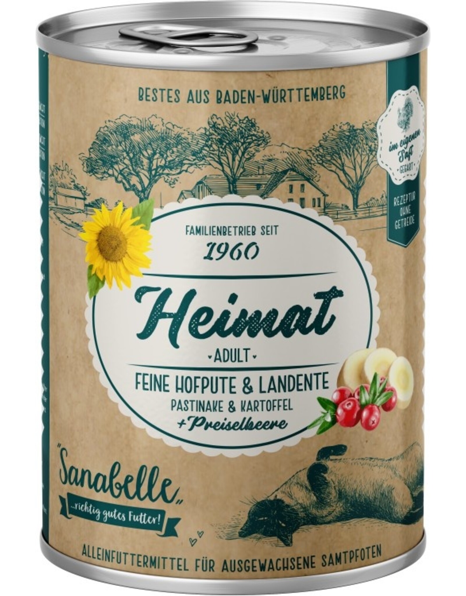 Sanabelle Sanabelle HEIMAT Nassfutter Adult Hofpute+Landente