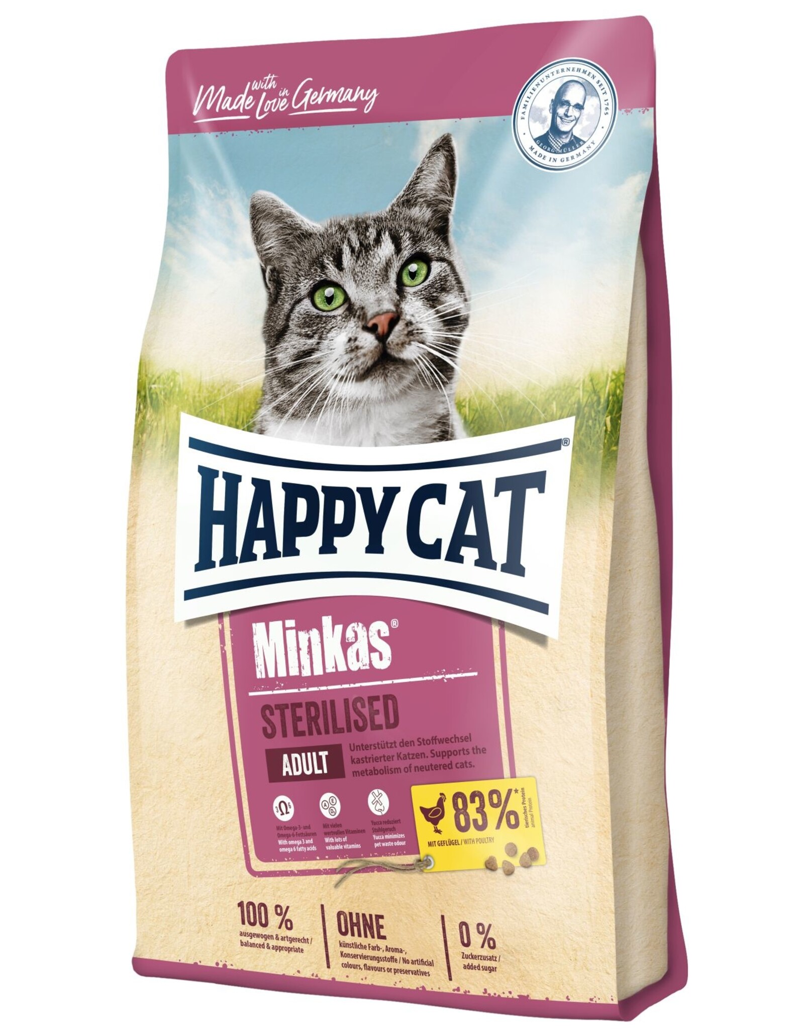 Happy Cat Happy Cat Minkas Sterilised Geflügel