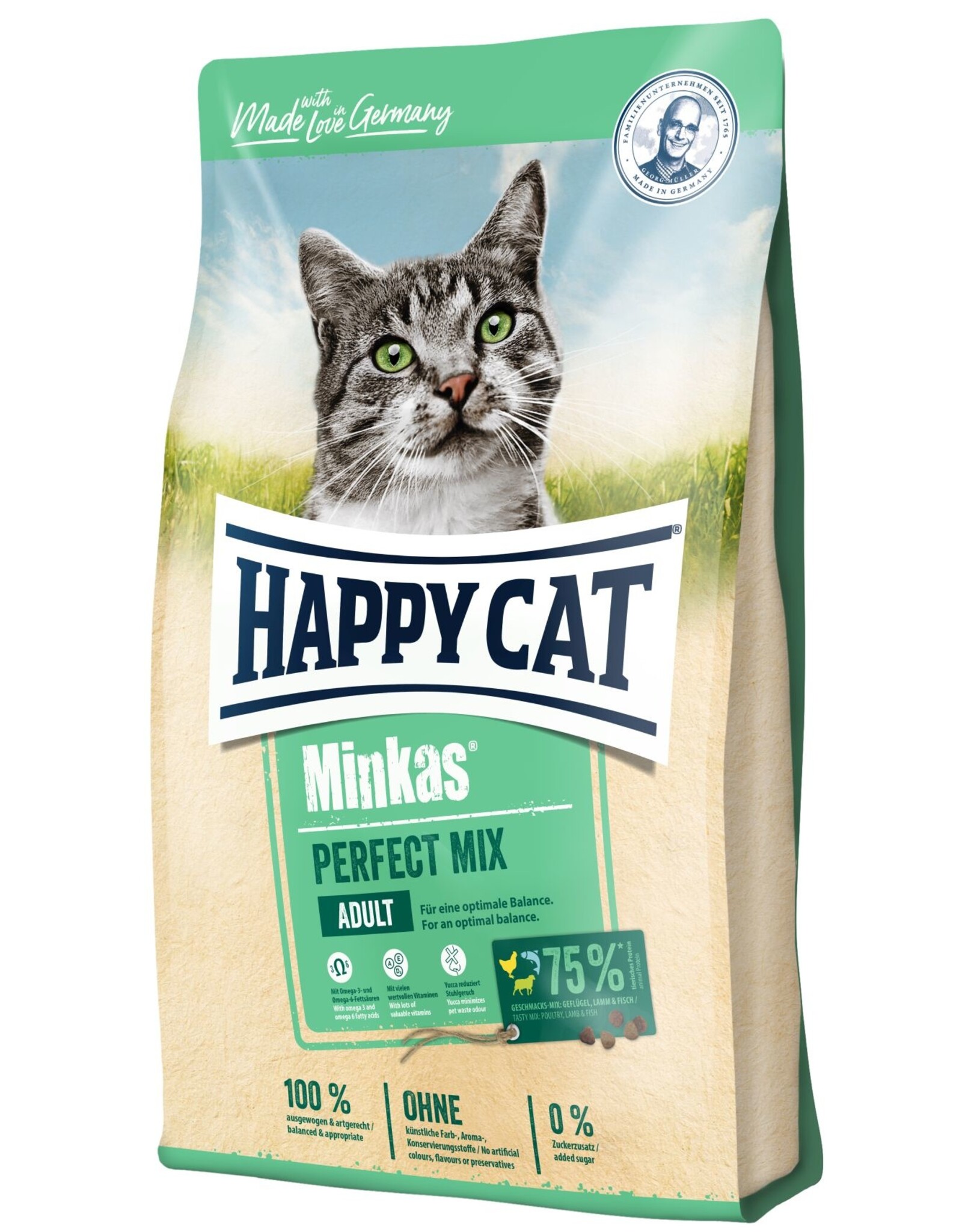 Happy Cat Minkas Perfect Mix Geflügel, Fisch & Lamm