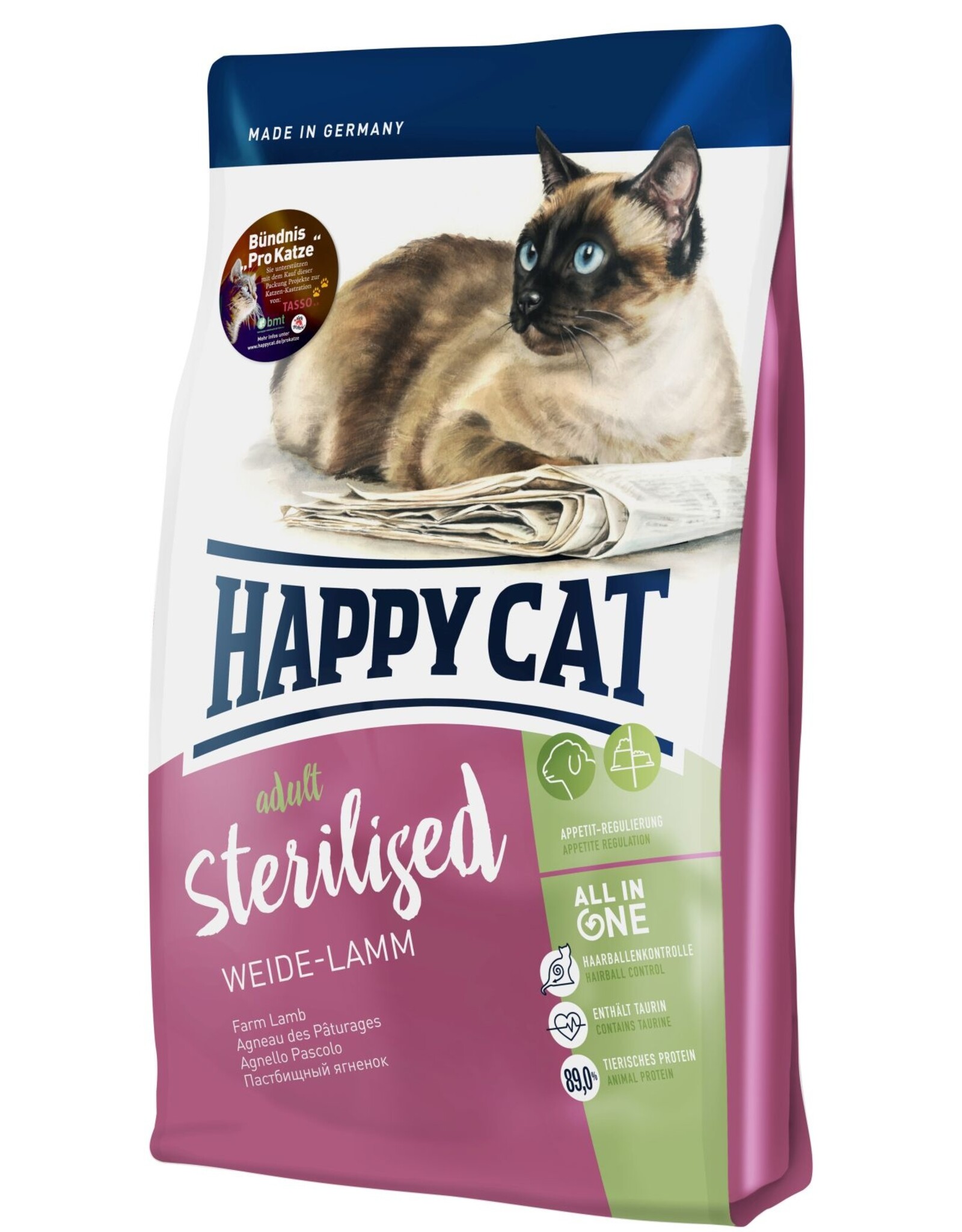 Happy Cat Happy Cat Supreme Sterilised Weide-Lamm
