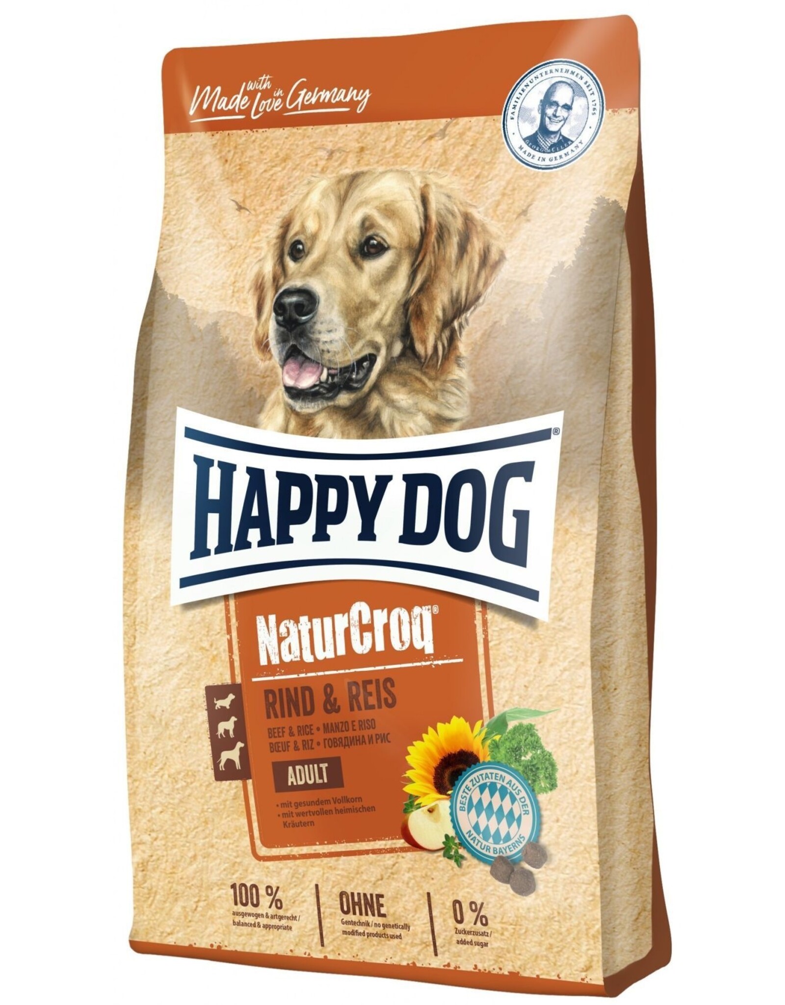 Happy Dog Happy Dog NaturCroq Rind & Reis