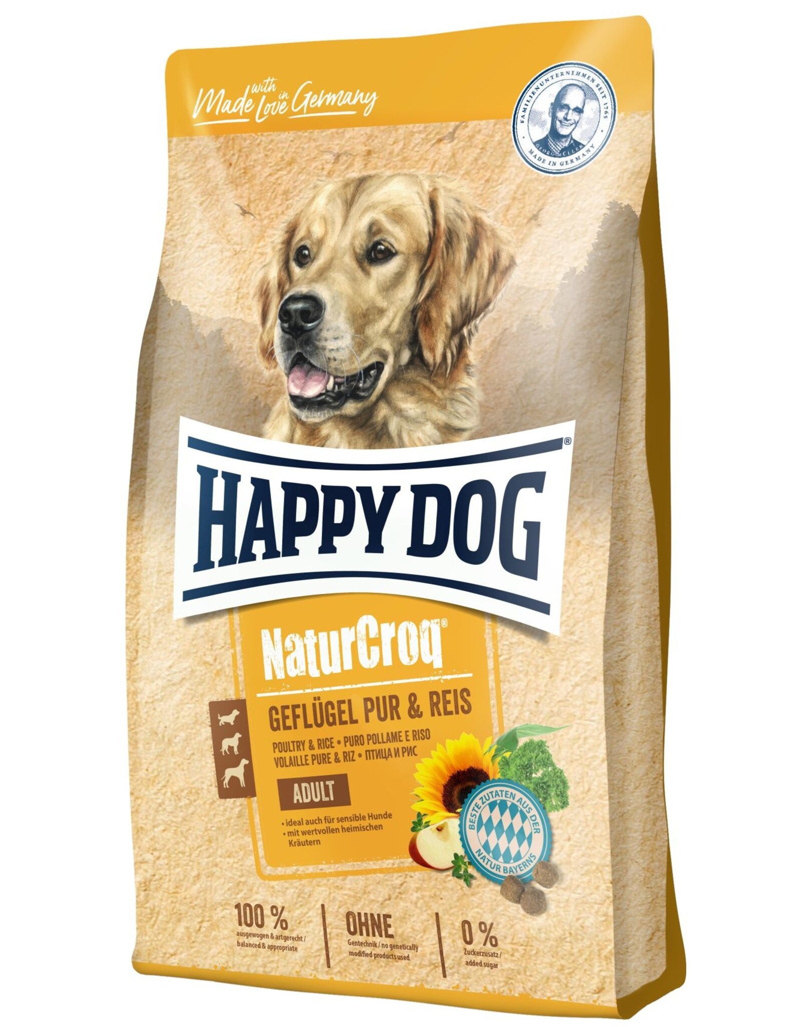 Happy Dog Happy Dog NaturCroq Geflügel pur & Reis