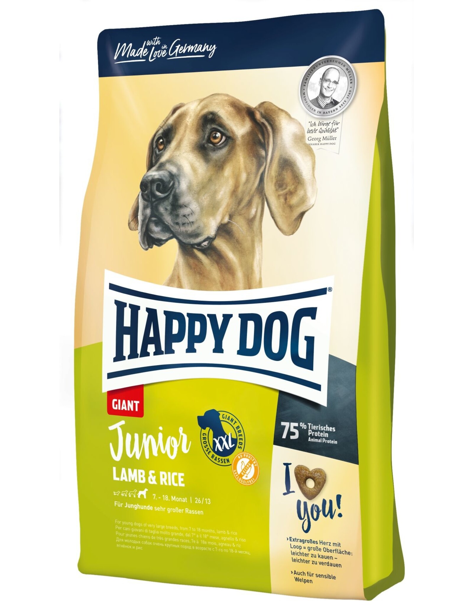 Happy Dog Happy Dog Supreme Junior Giant Lamb & Rice