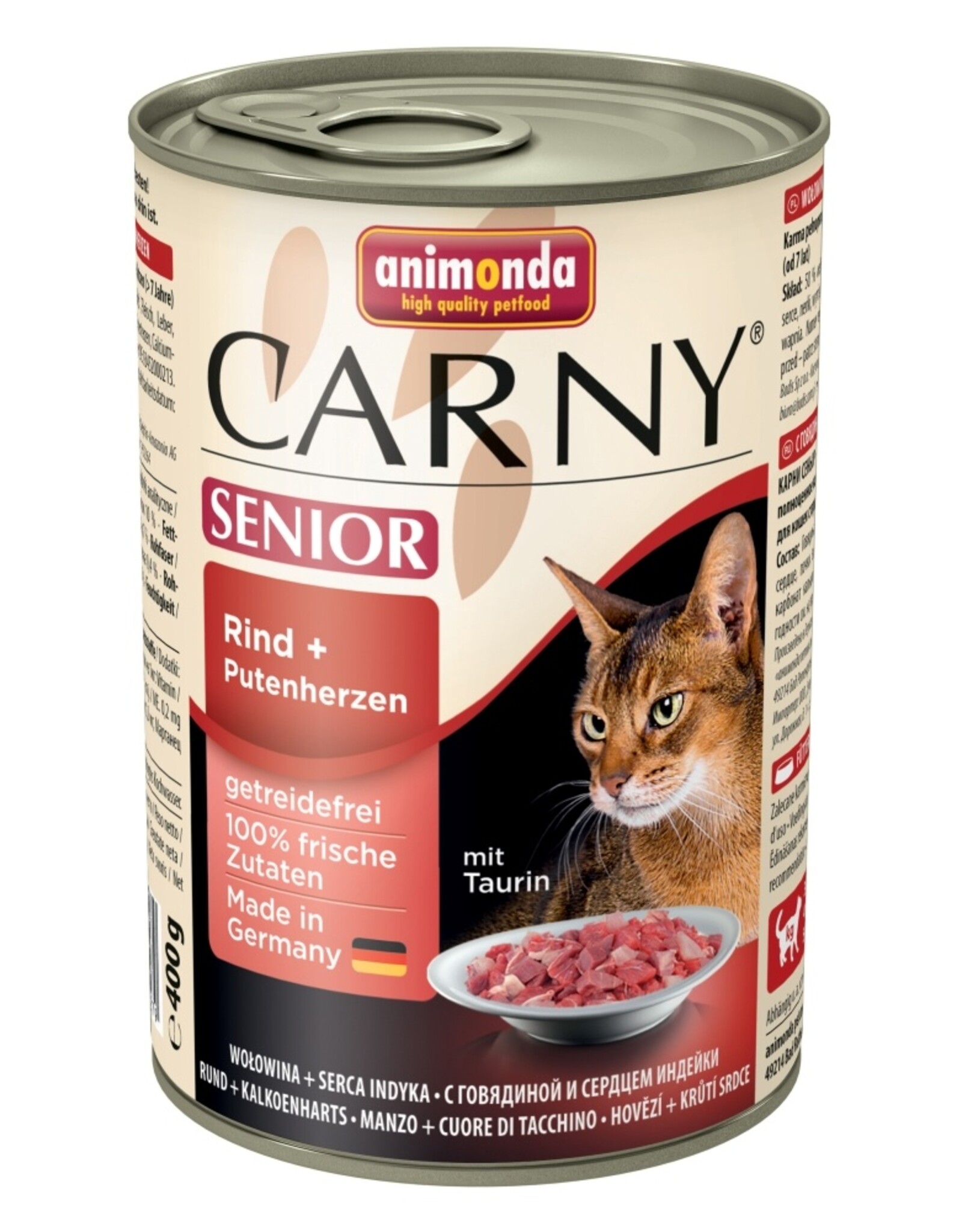 Animonda Animonda Cat Dose Carny Senior Rind & Putenherzen