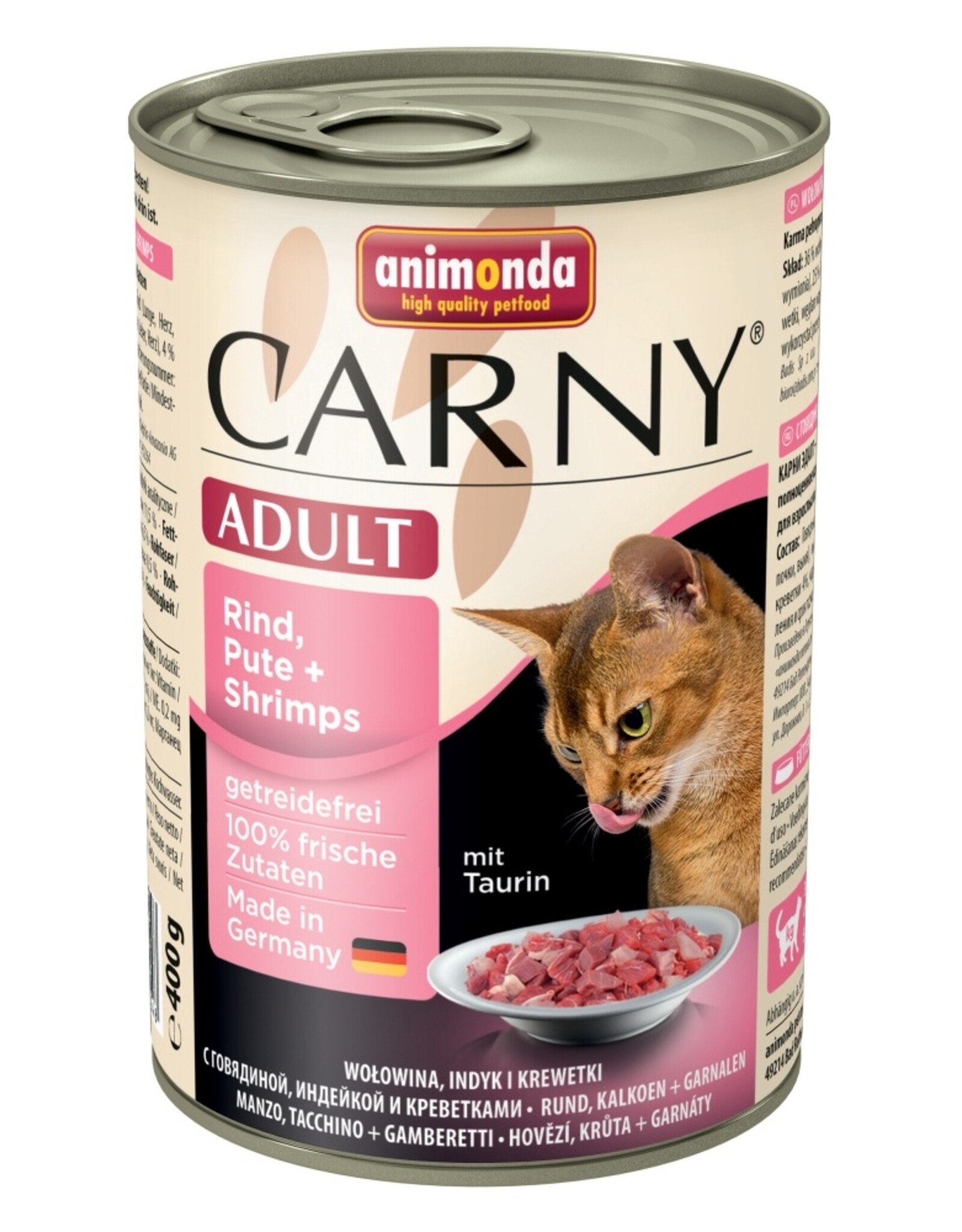 Animonda Animonda Cat Dose Carny Adult Rind & Pute & Shrimps