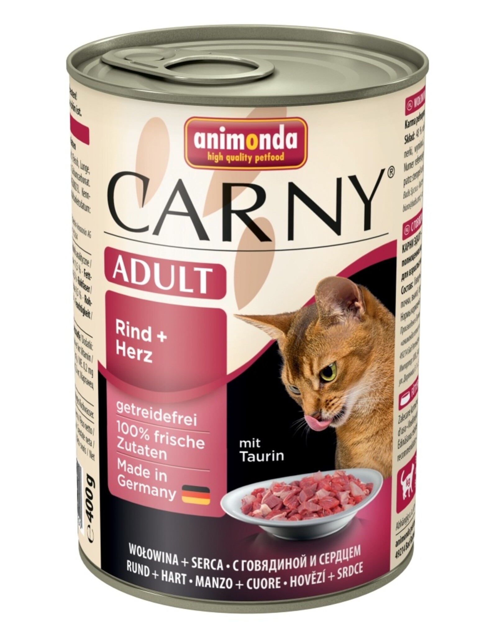Animonda Animonda Cat Dose Carny Adult Rind & Herz