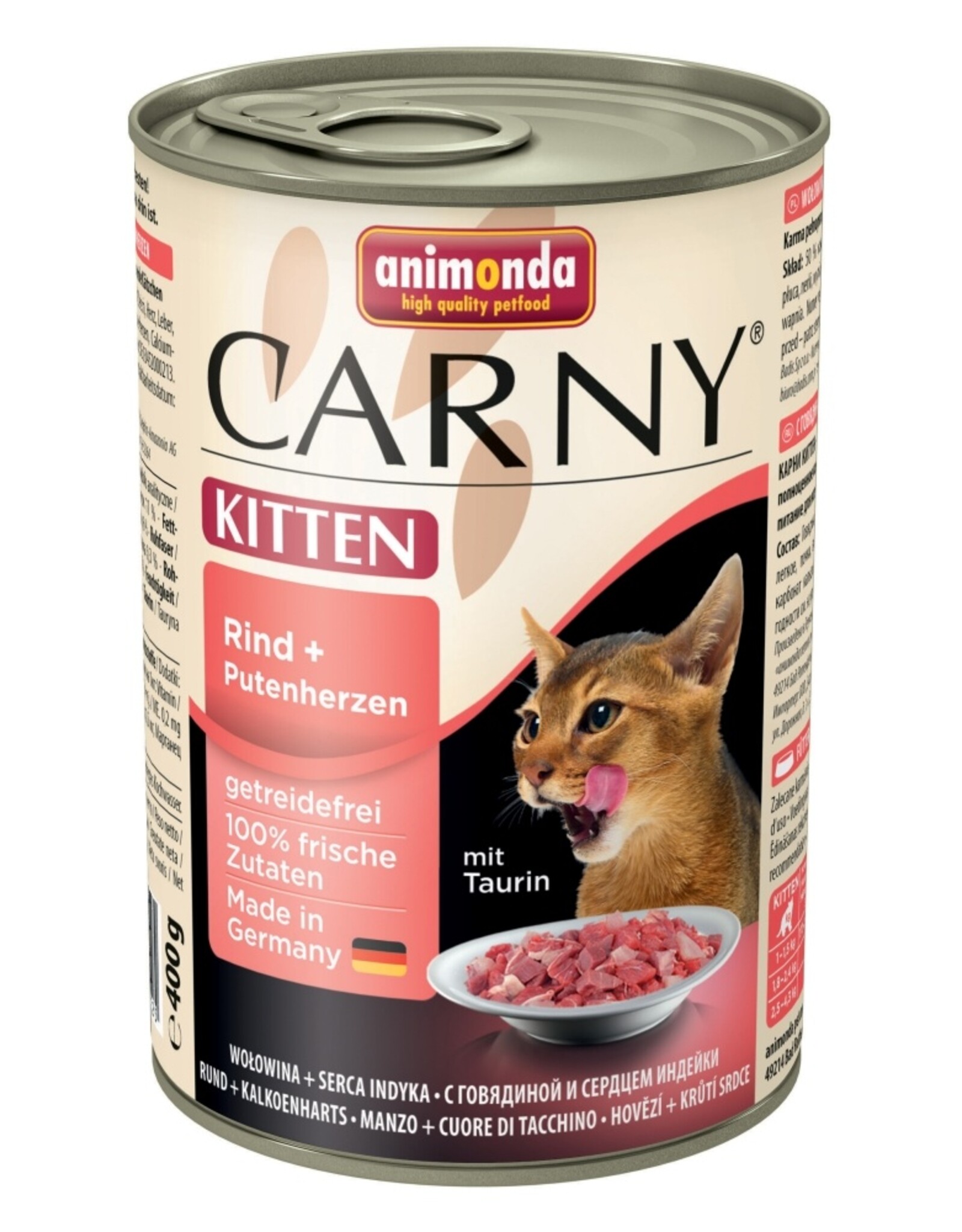 Animonda Animonda Cat Dose Carny Kitten Rind & Putenherzen