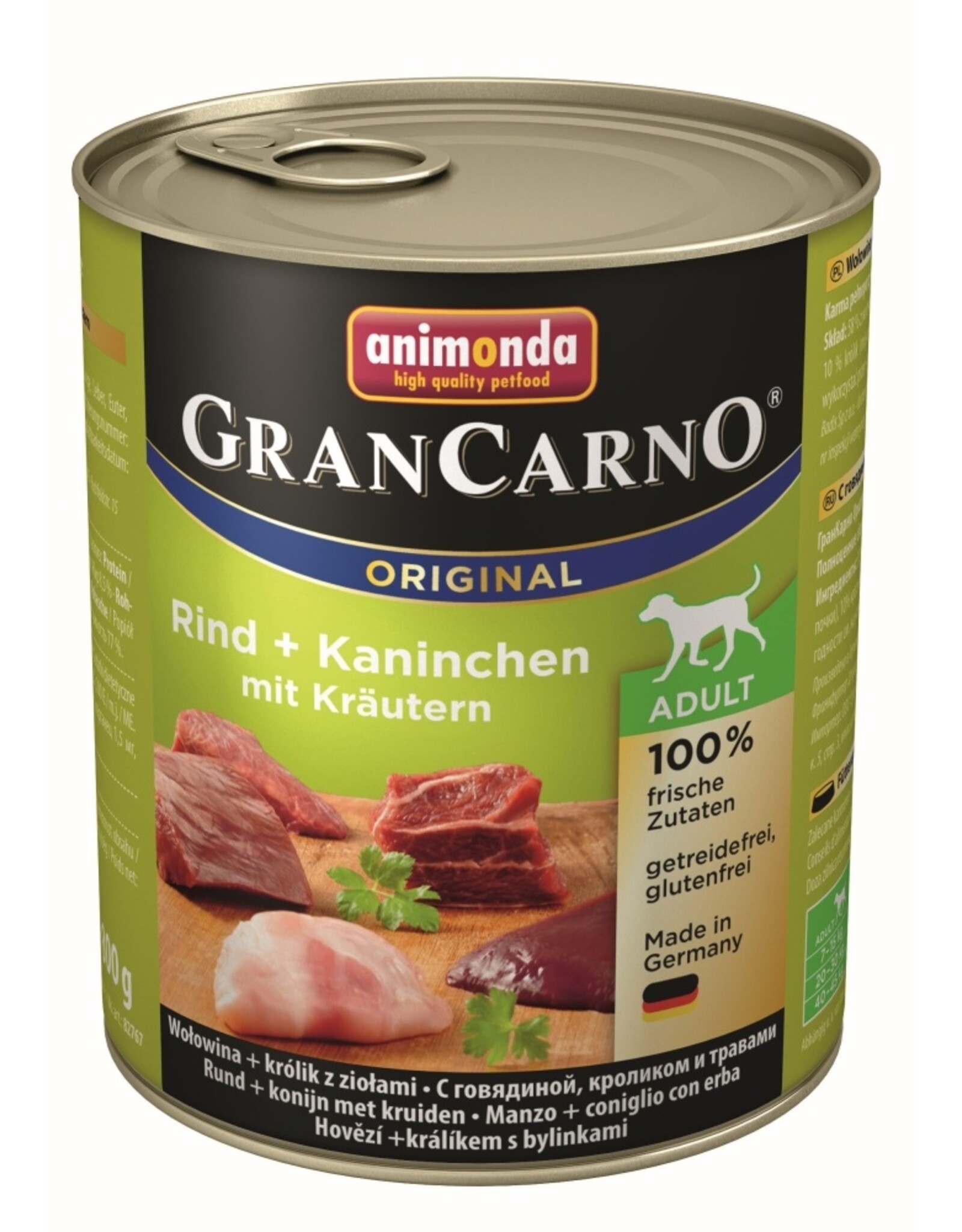 Animonda Animonda Dog Dose GranCarno Adult Kaninchen & Kräuter