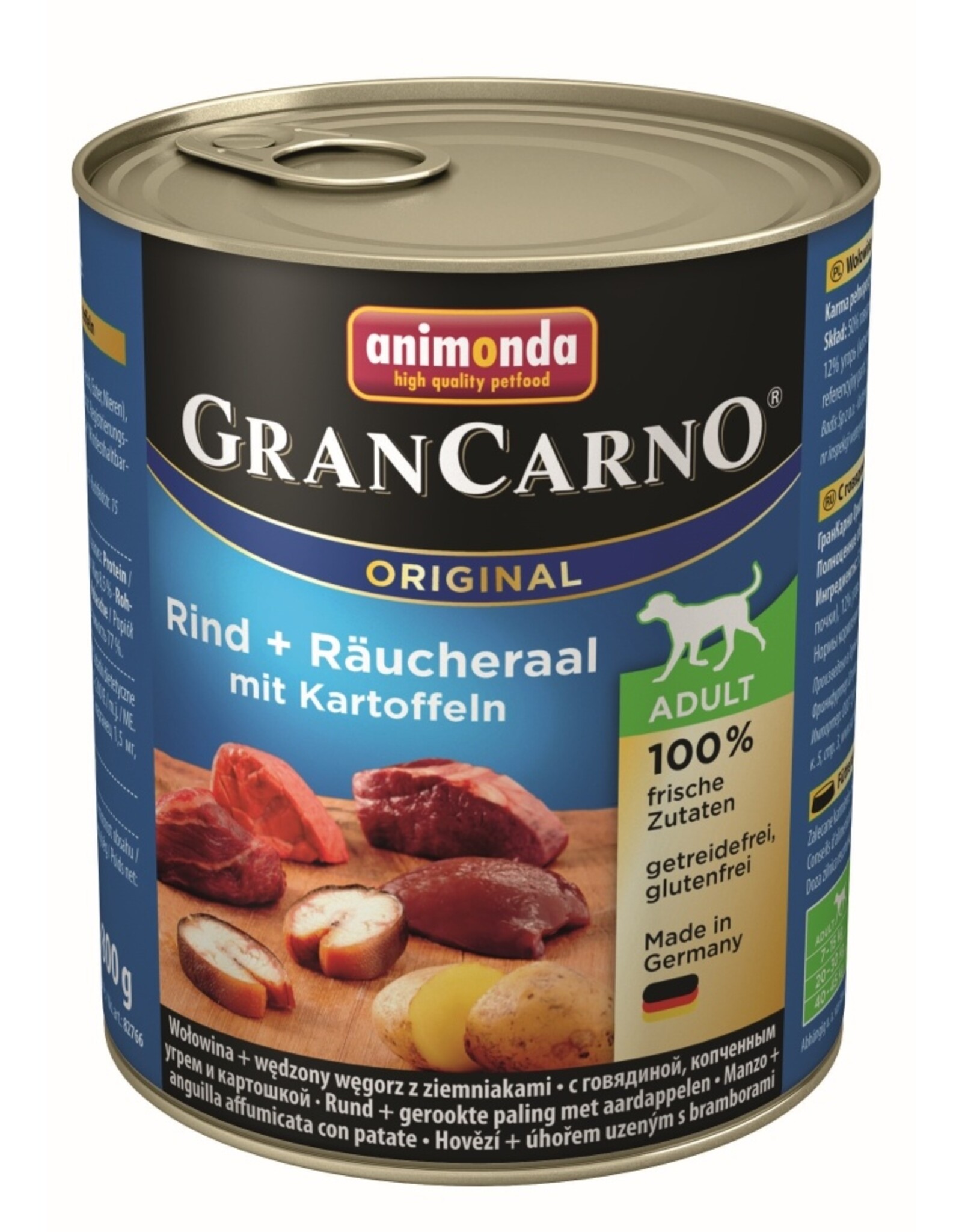 Animonda Animonda Dog Dose GranCarno Adult Räucheraal & Kartoffeln
