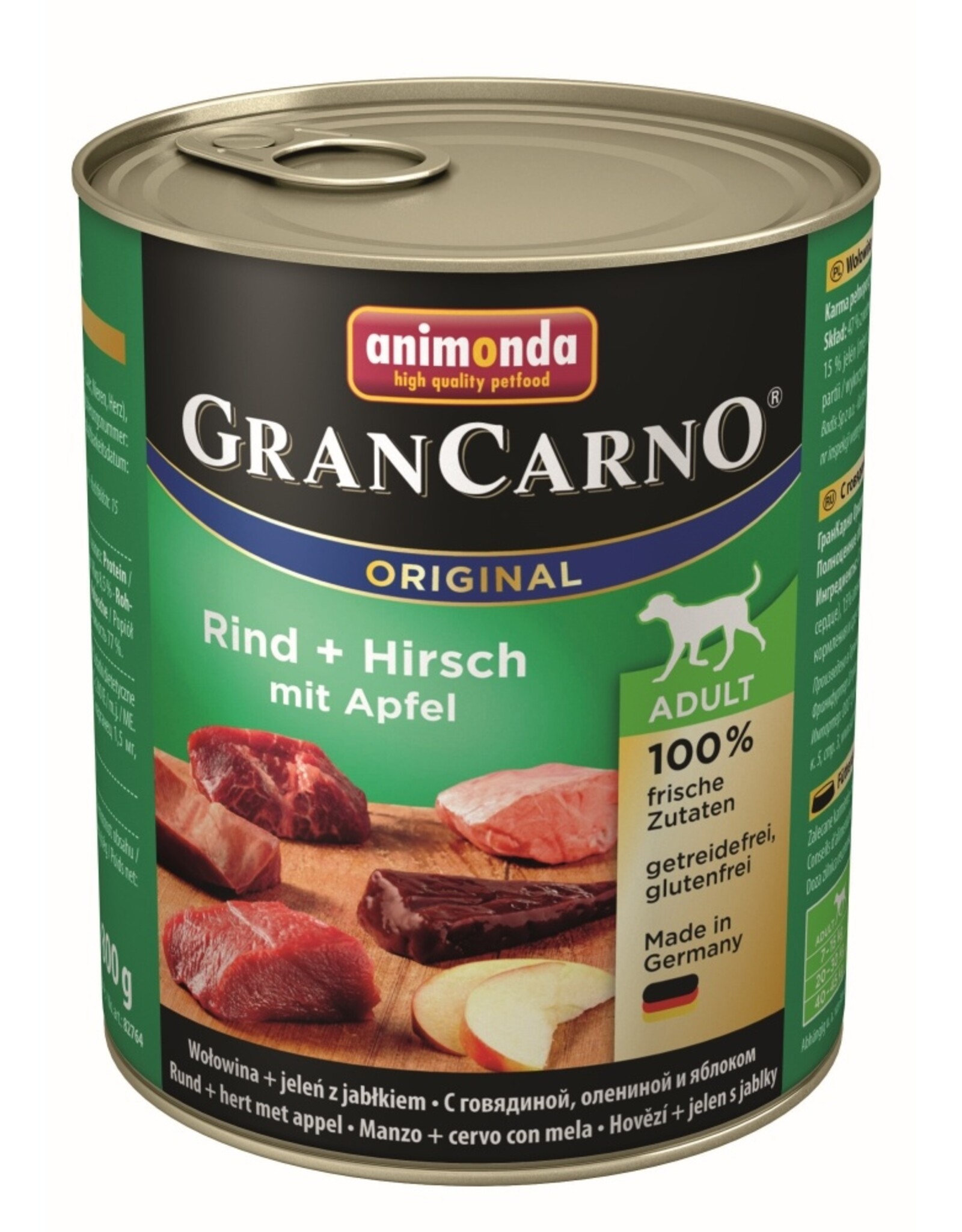Animonda Animonda Dog Dose GranCarno Adult Hirsch  & Apfel