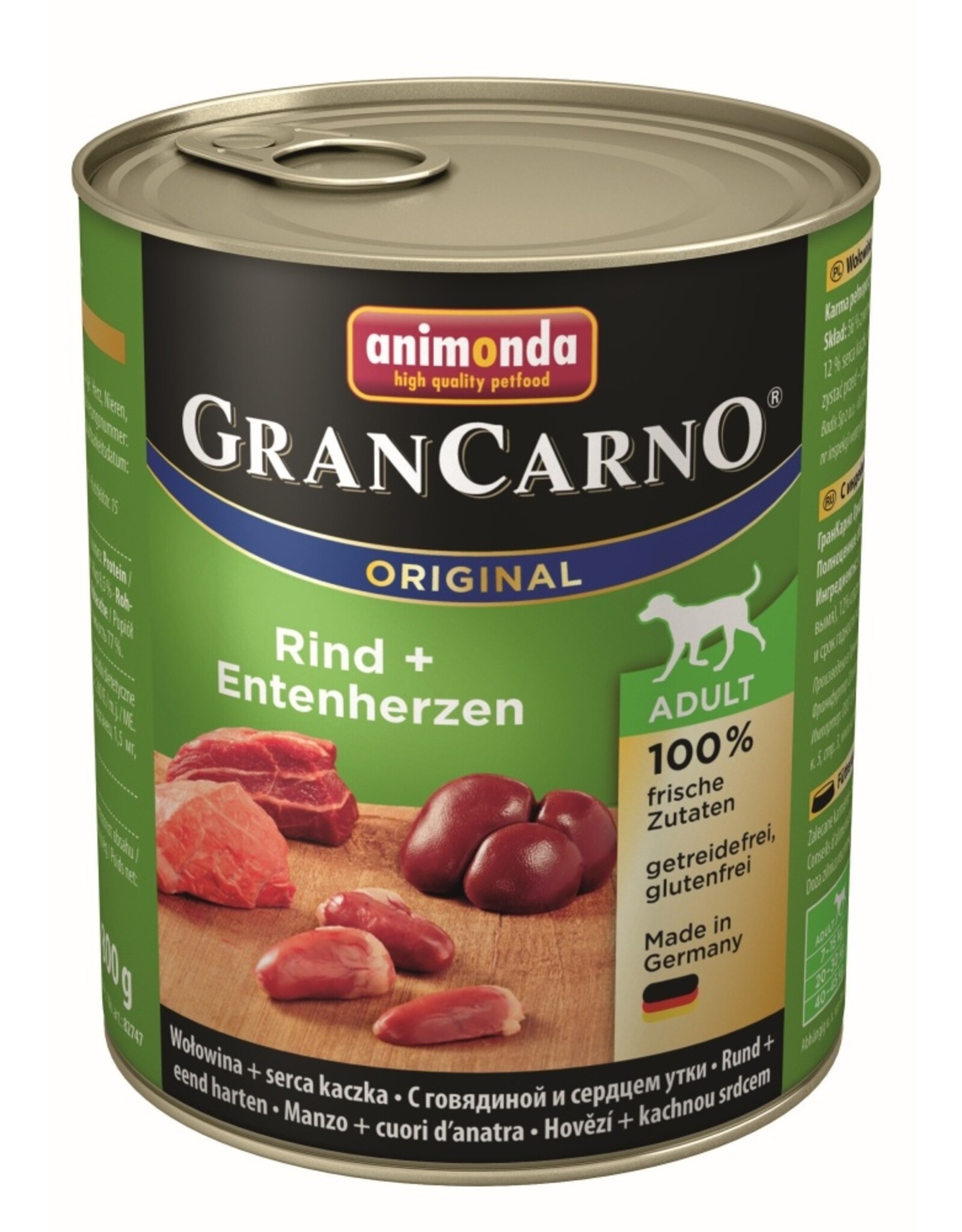 Animonda Animonda Dog Dose GranCarno Adult Pute & Entenherzen