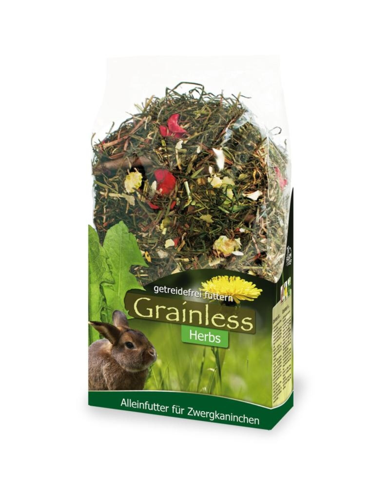 JR Farm 6x JR Farm Grainless Herbs Zwergkaninchen 400 g