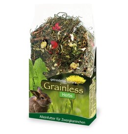 JR Farm 6x JR Farm Grainless Herbs Zwergkaninchen 400 g