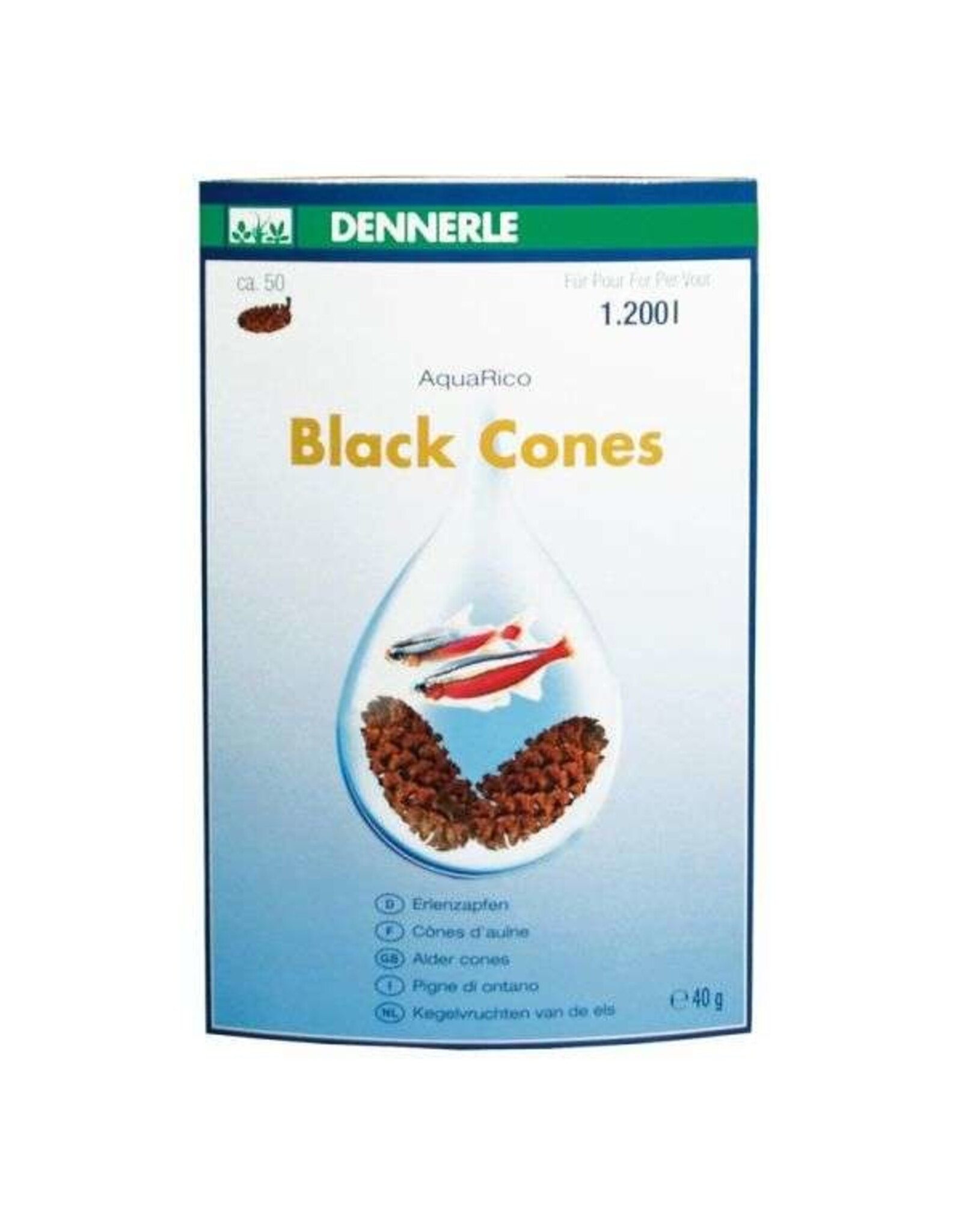 Dennerle Dennerle Black Cones 40g - ca.  50Stück