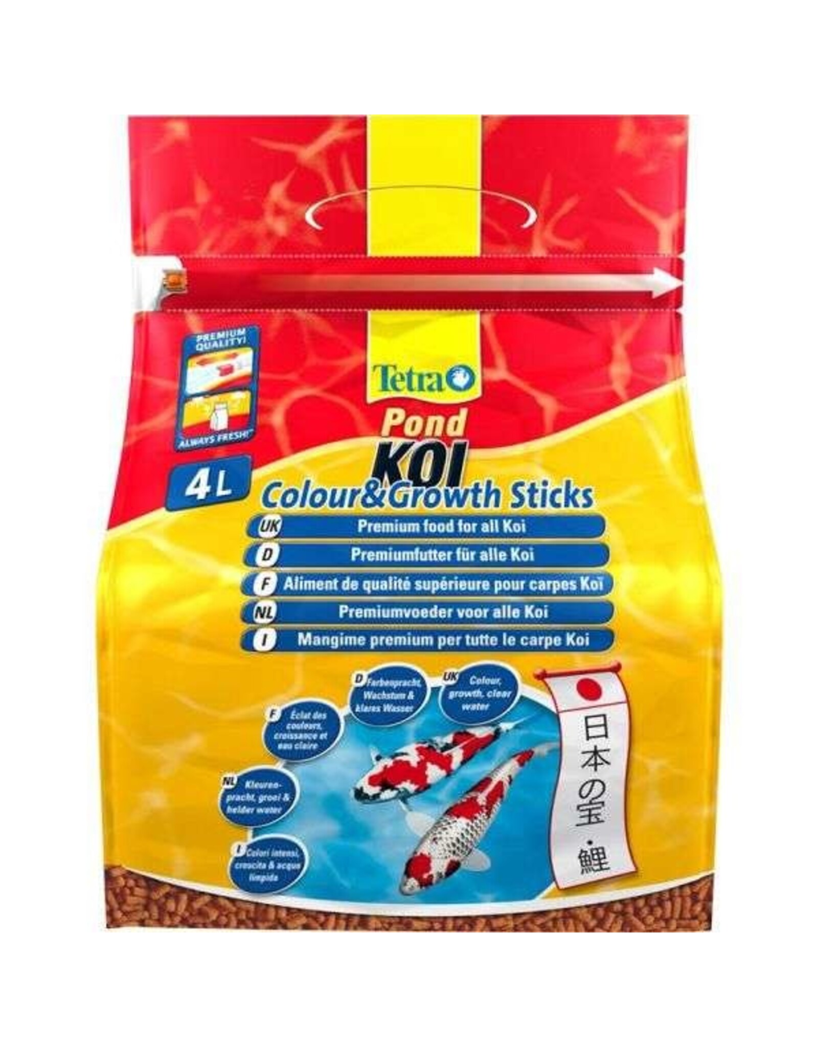 Tetra Tetra Pond Koi Sticks Colour & Growth 4 l