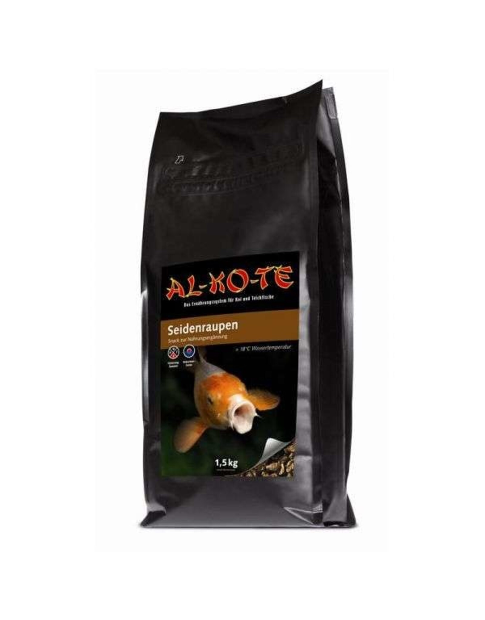 Allco AL-KO-TE Fisch Futter Seidenraupen in der Tüte 1,5kg
