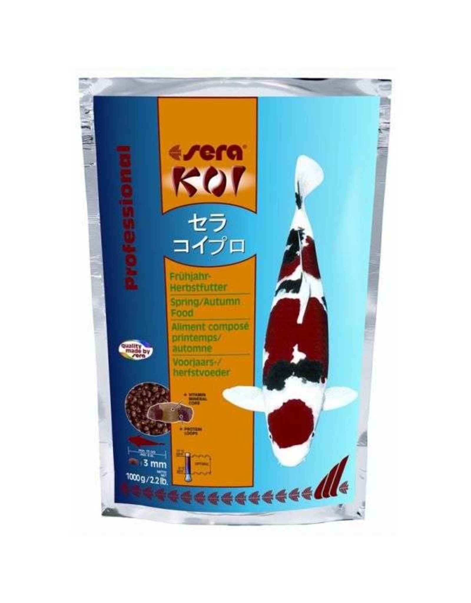 Sera Sera Koi Professional Frühjahr-/Herbstfutter