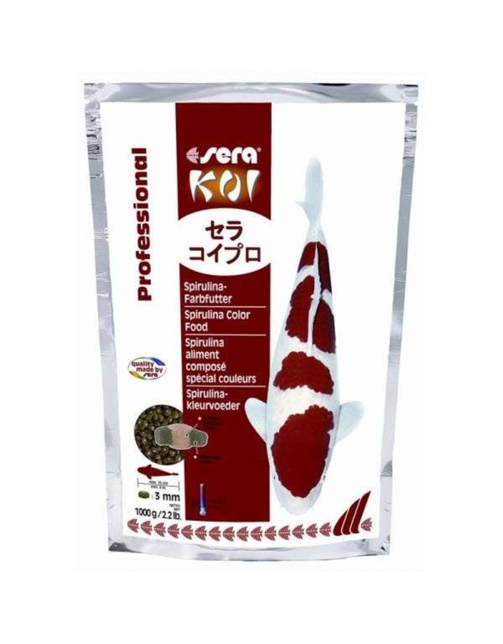 Sera Sera Koi Professional Spirulina Farbfutter