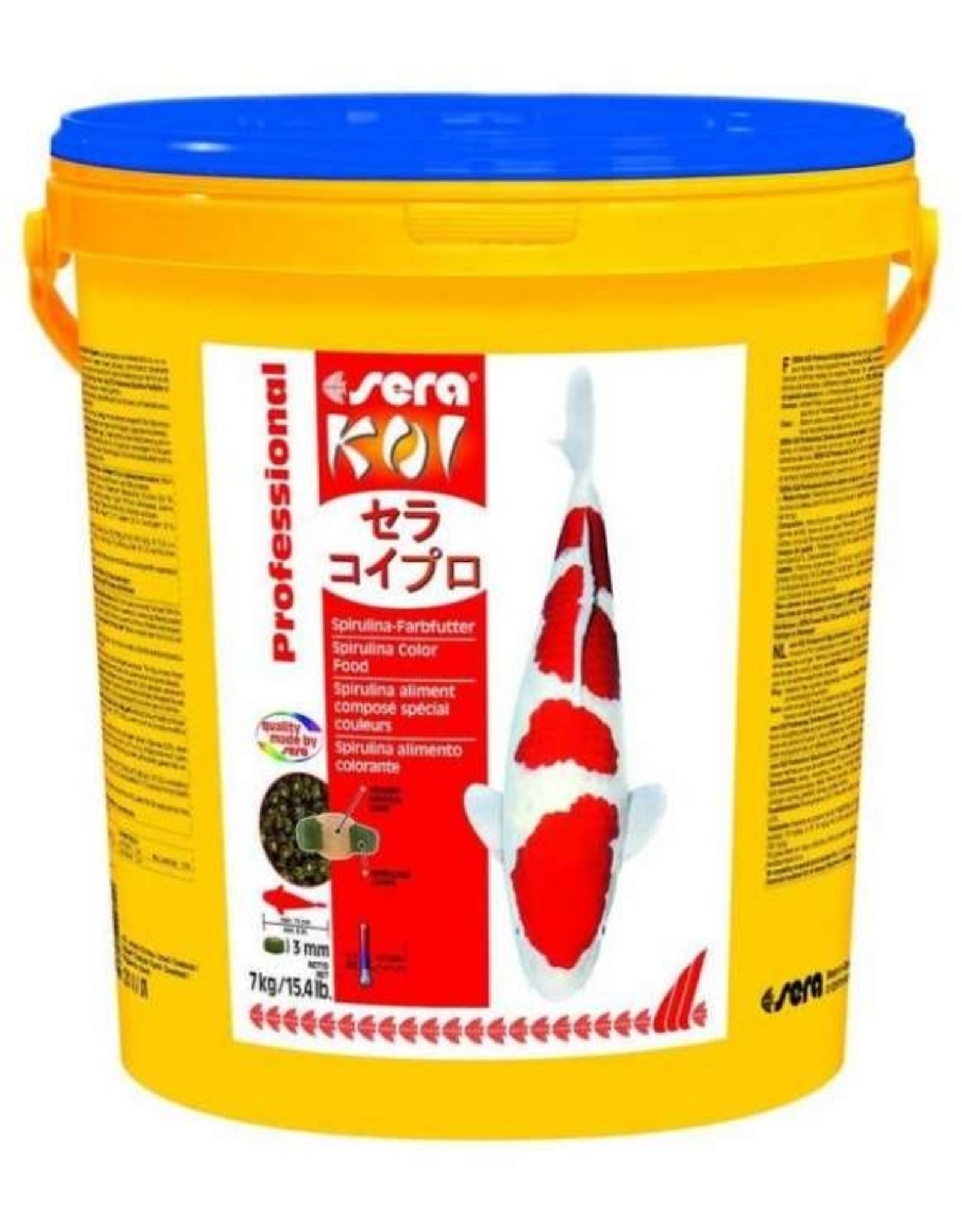 Sera Sera Koi Professional Spirulina Farbfutter