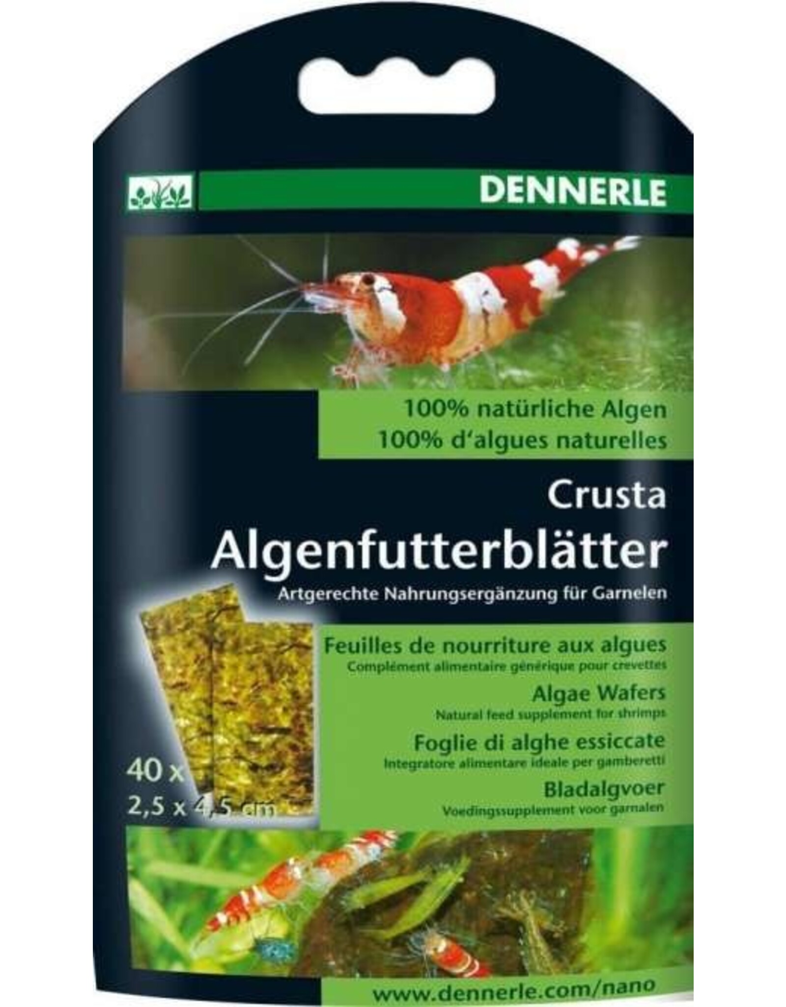 Sera Dennerle Nano Algenfutterblätter 40 Stk