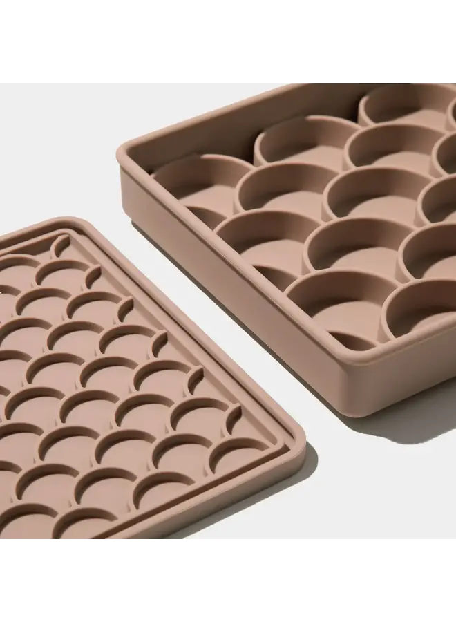 3-in-1 slowfeeder bowl ‘Fish Scale’ - Vijg