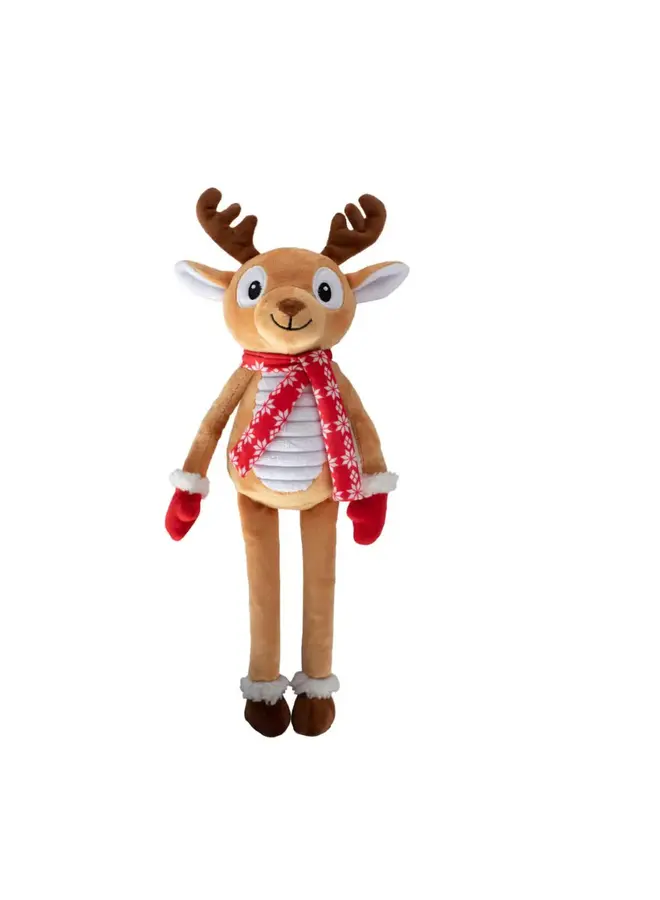 Quite Fawned of Christmas Plush Deer Dog Toy
