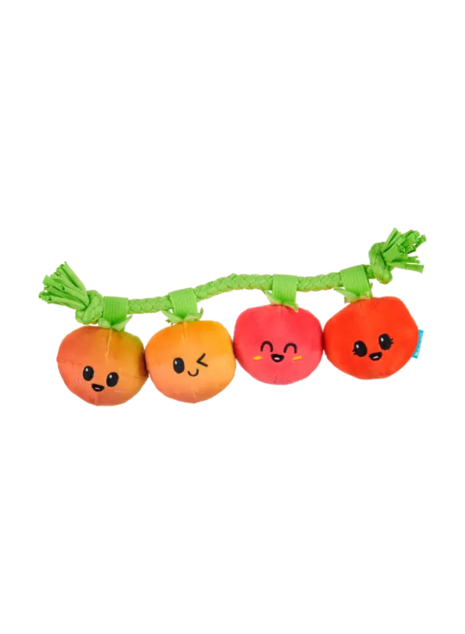 12 Reviews Hairloom Tomatoes Plush Tug Dog Toy