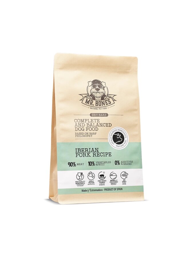 Dry BARF Ibérico – Air-Dried Raw Food · Grain-Free