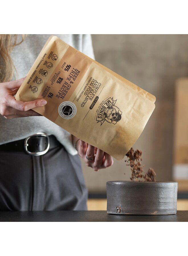 Dry BARF Beef & Green Tripe– Air-Dried Raw Food · Grain-Free