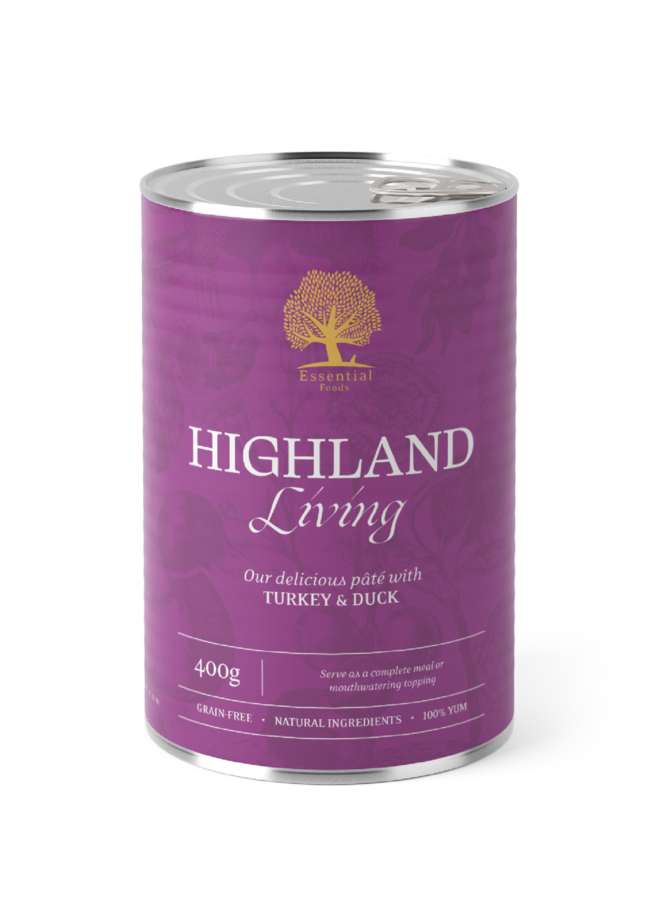 Highland Living paté (kalkoen, eend)