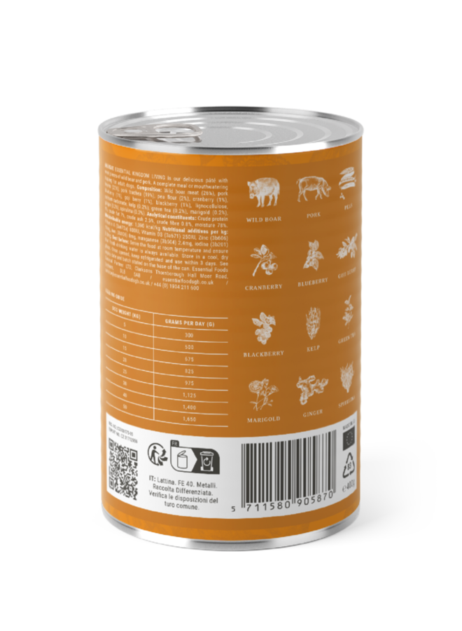 Kingdom Living paté (wilde zwijn, varken)