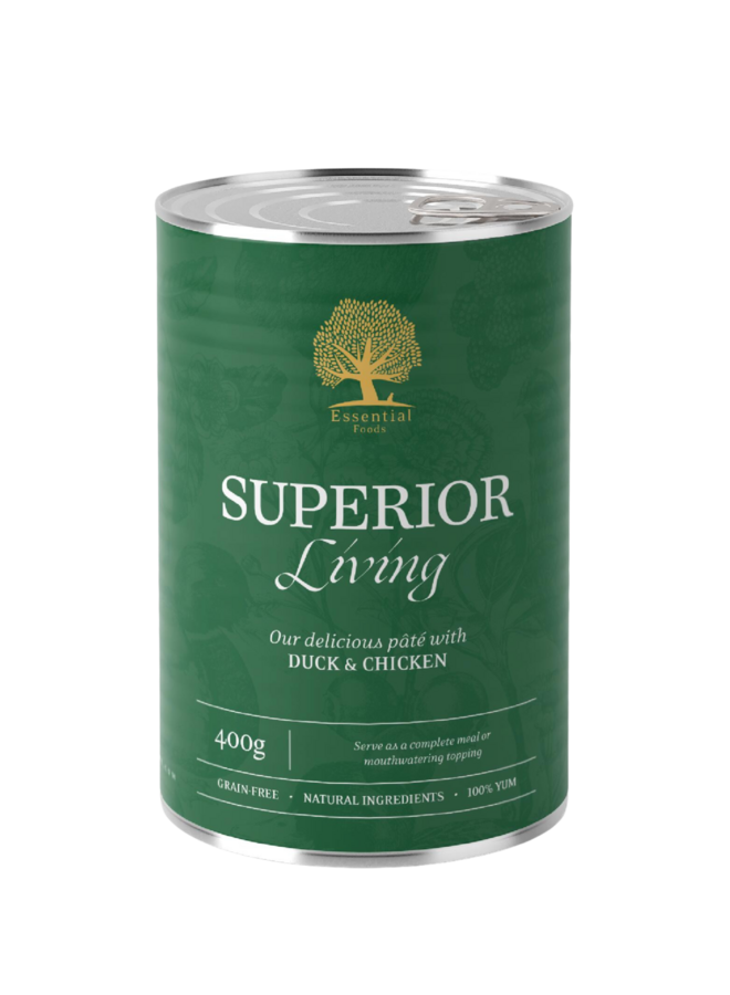 Superior Living Pâté (kip, eend)