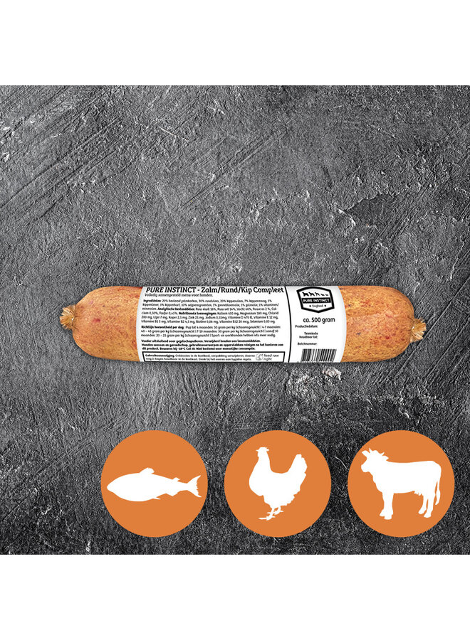 Zalm - Rund - Kip Compleet
