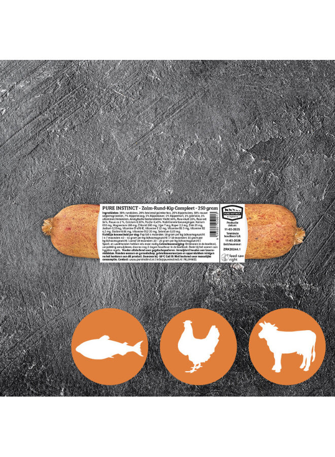 Zalm - Rund - Kip Compleet