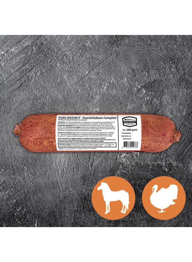 Paard Kalkoen  Compleet